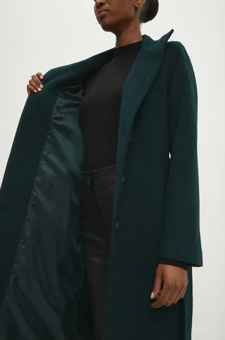 Шерстяное пальто Answear Lab - фото 9