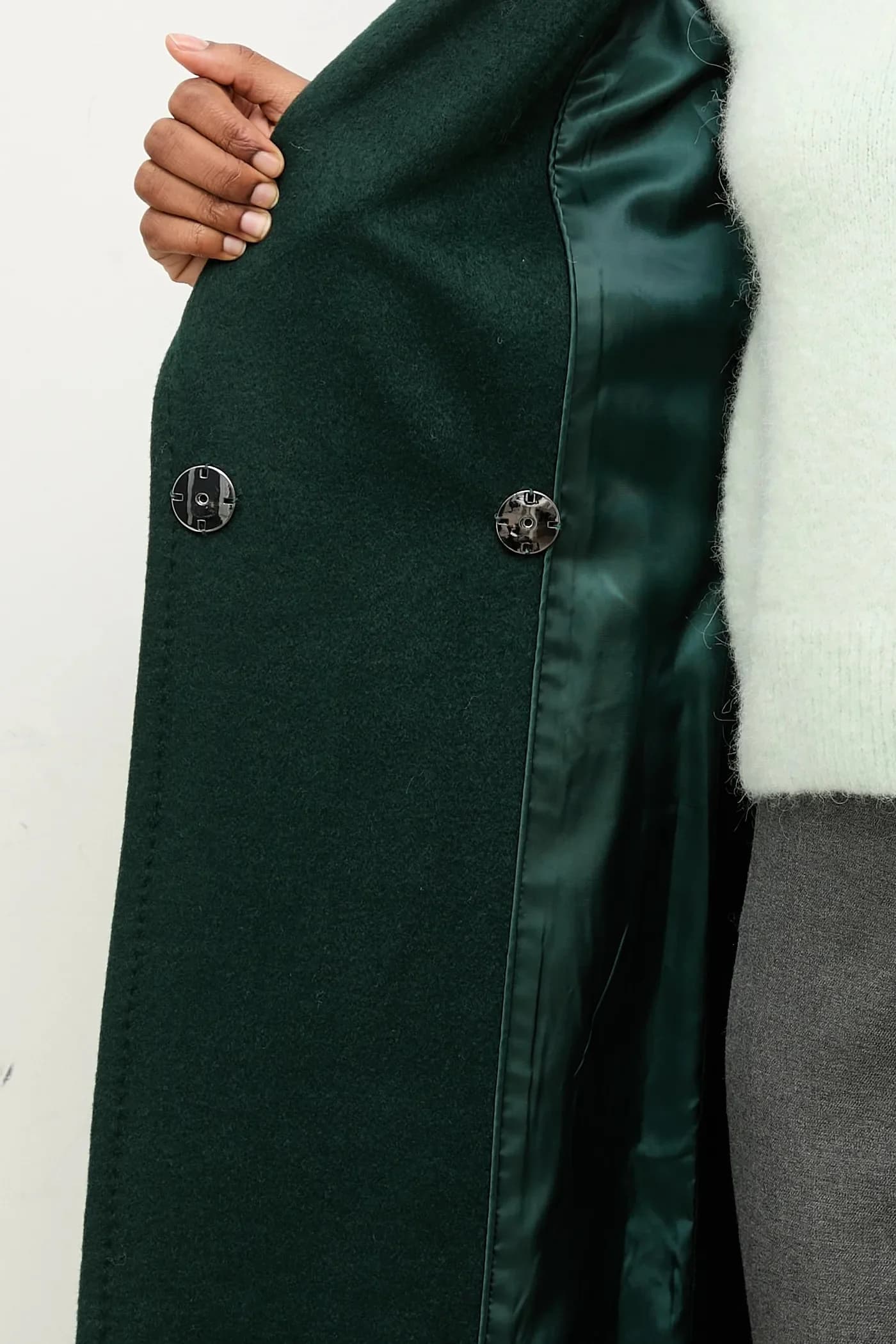 Шерстяное пальто Answear Lab - фото 8