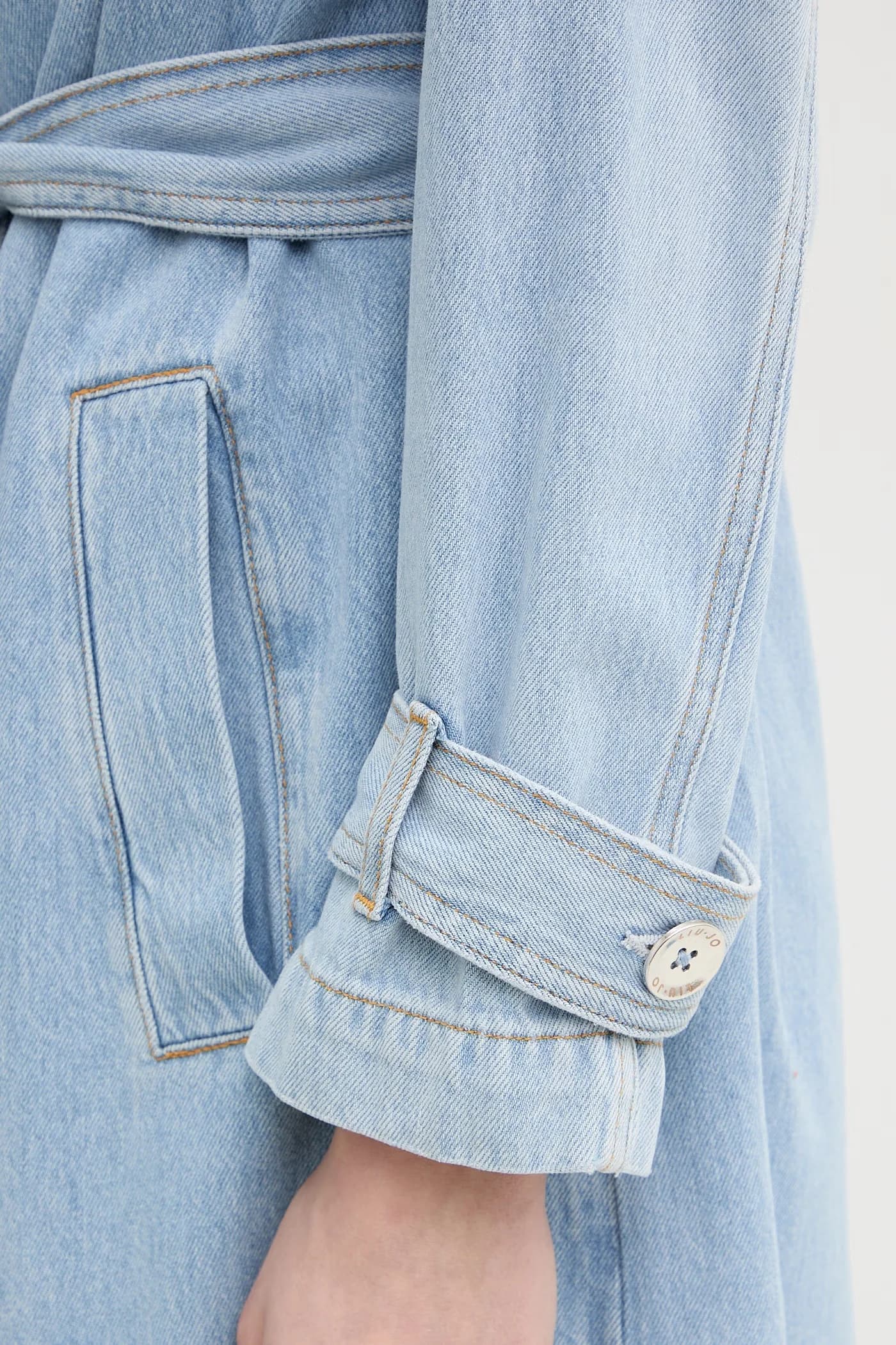 Джинсовое пальто - фото 5