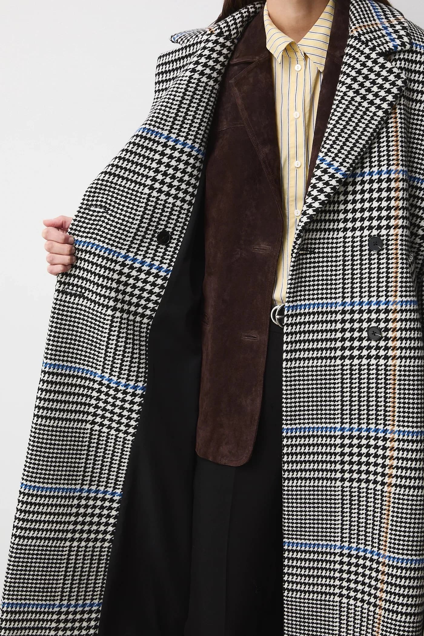 Пальто из смесовой шерсти - фото 6