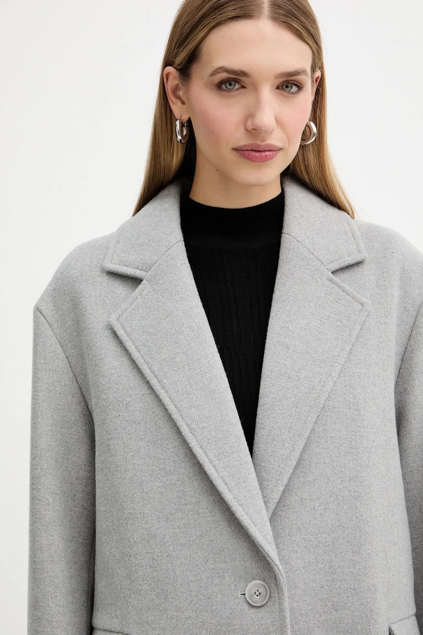 Пальто с добавлением шерсти C_Calesara2 - фото 4