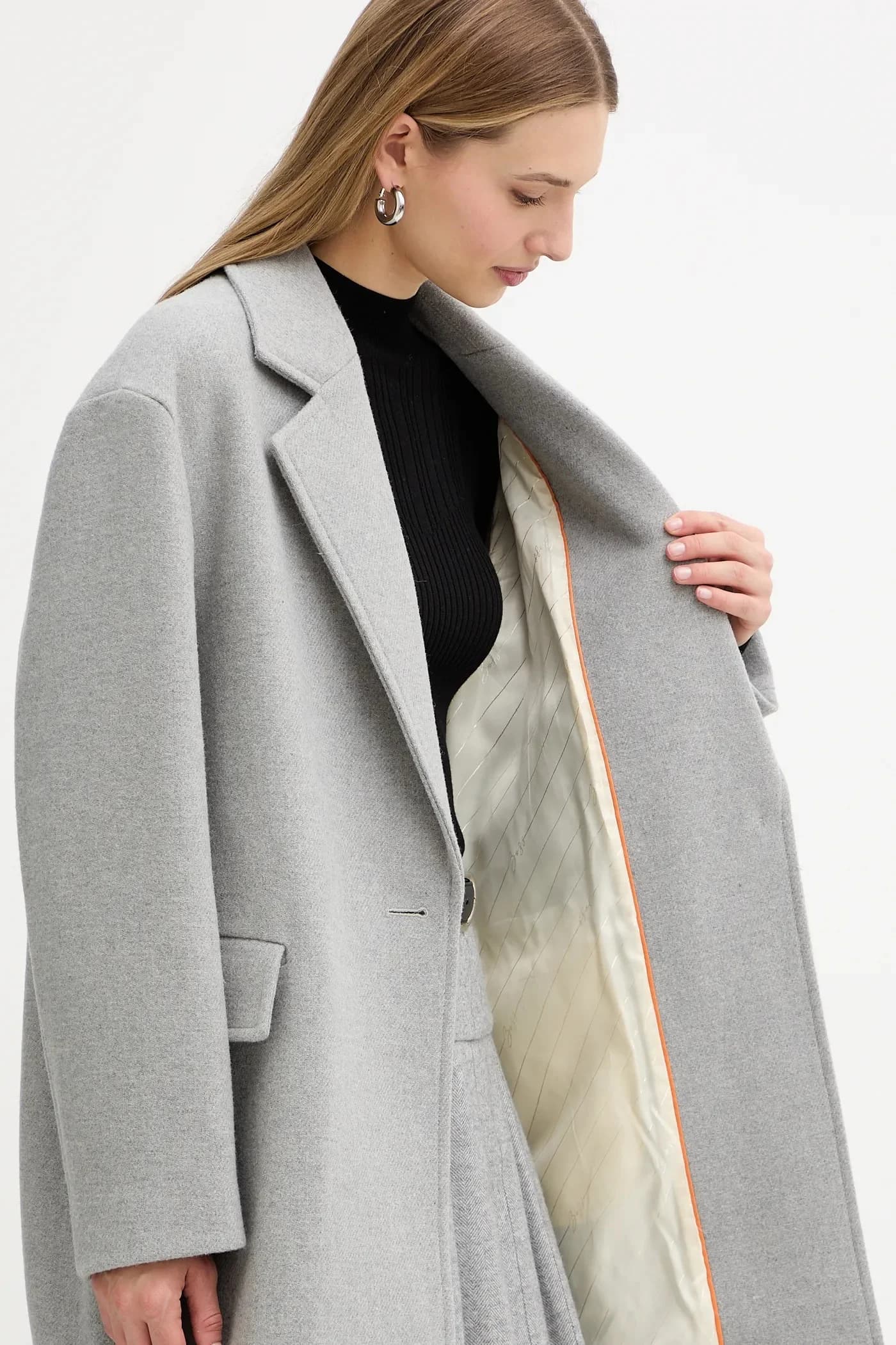 Пальто с добавлением шерсти C_Calesara2 - фото 6