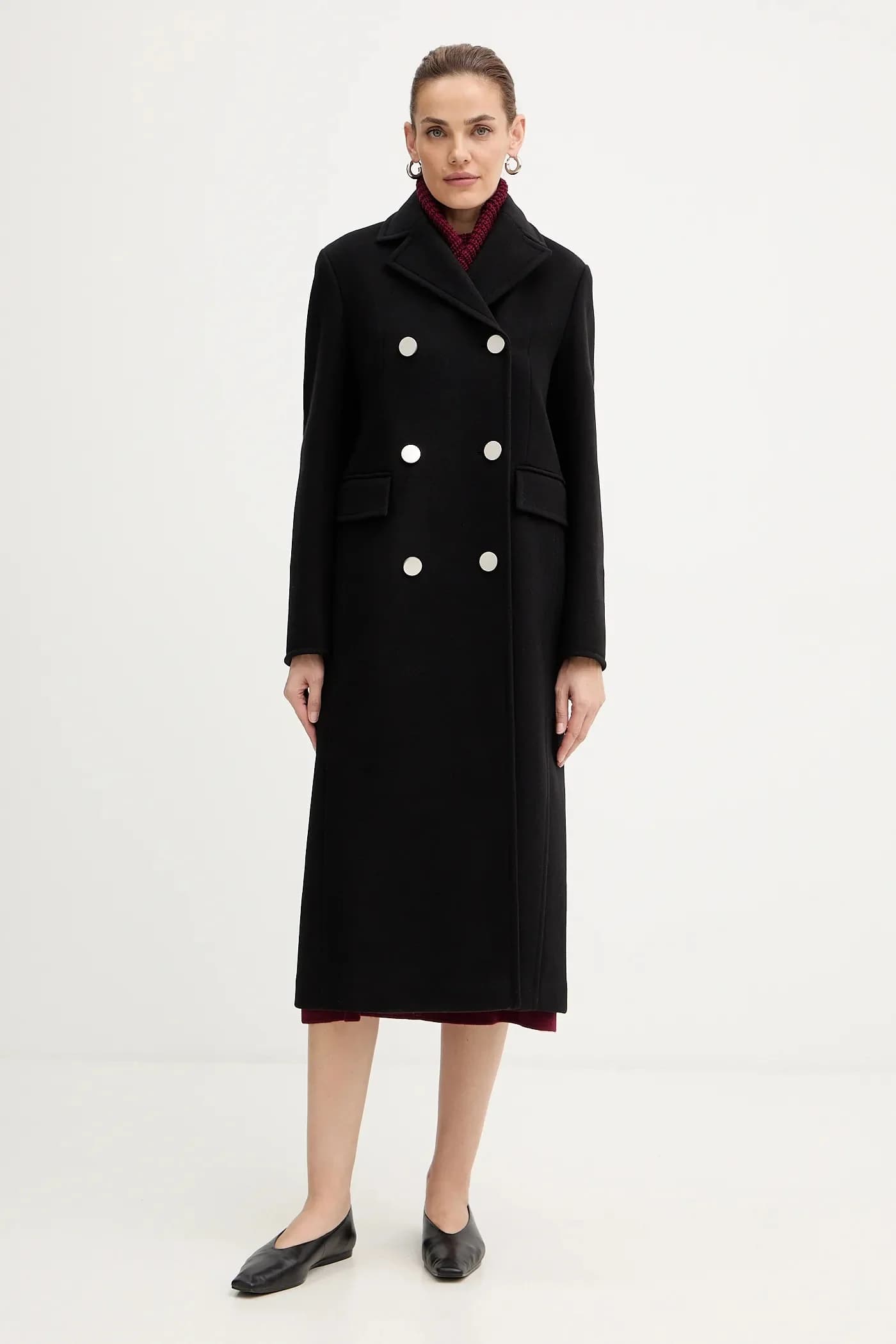 Пальто с добавлением шерсти