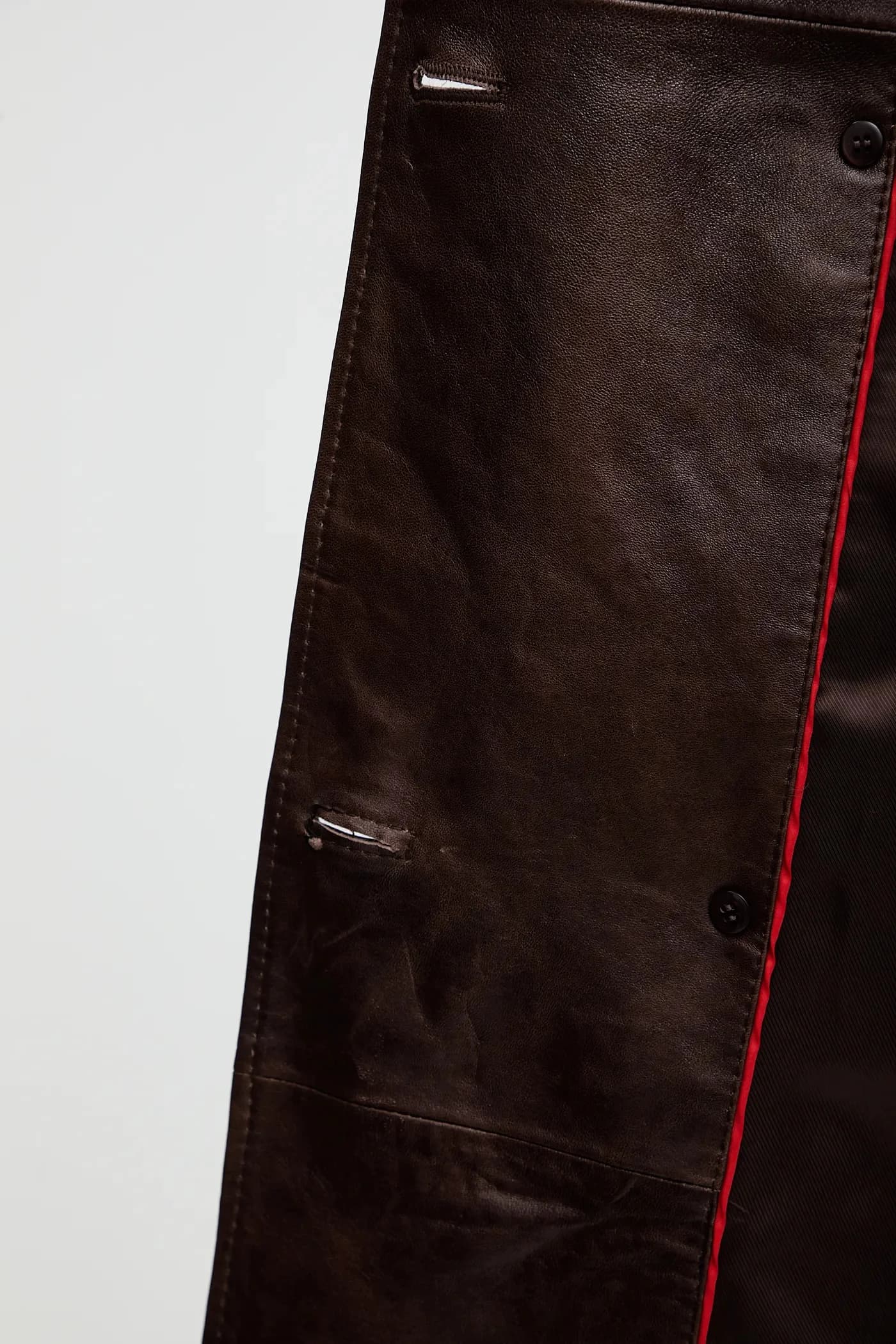 Кожаное пальто - фото 6