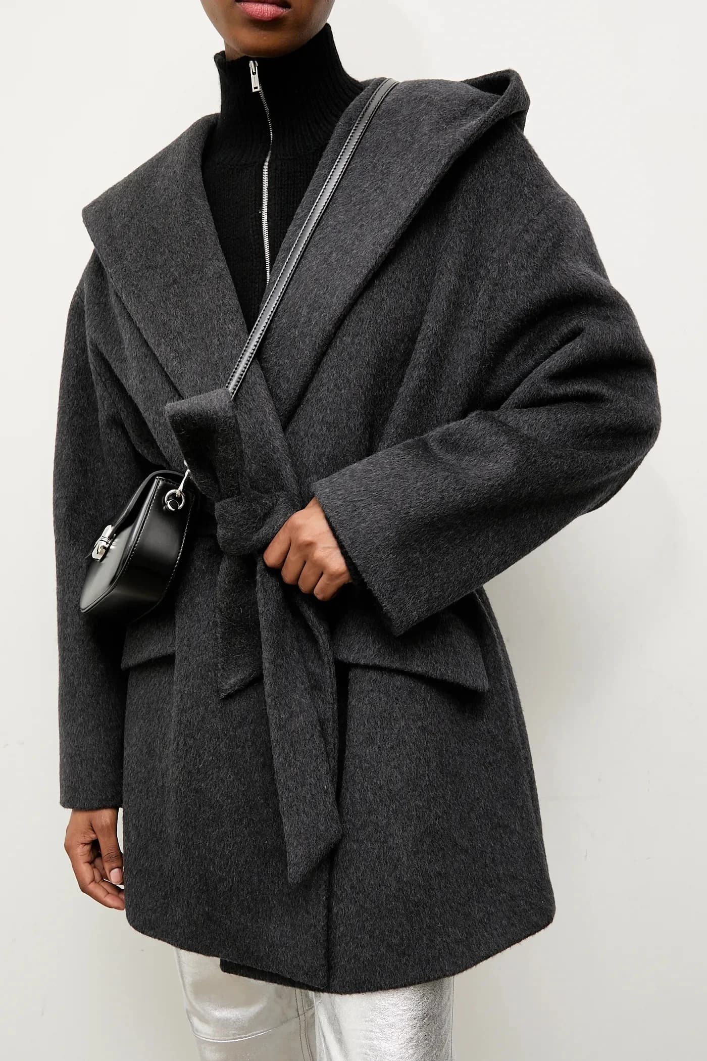 Шерстяное пальто - фото 4