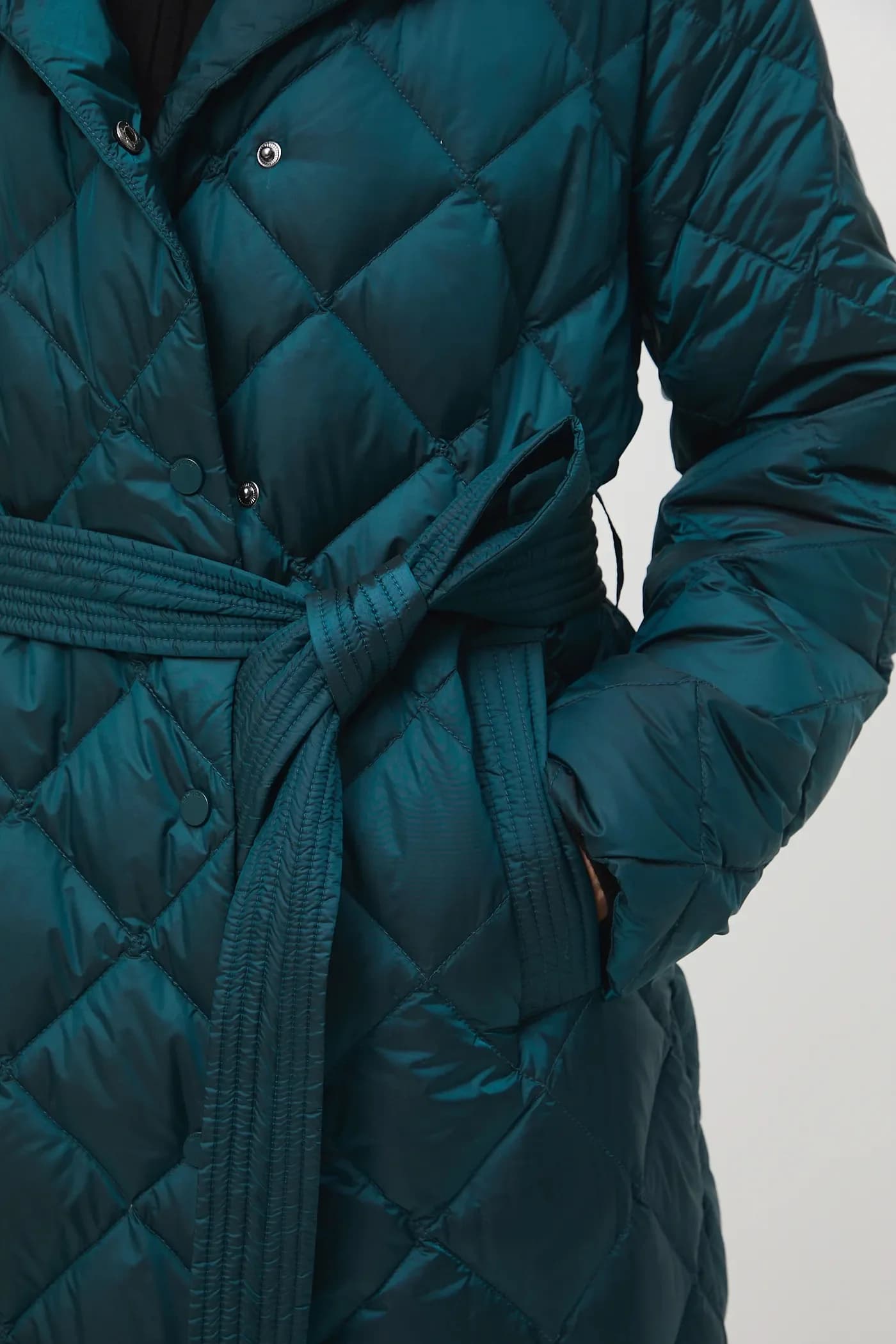 Пуховое пальто - фото 6