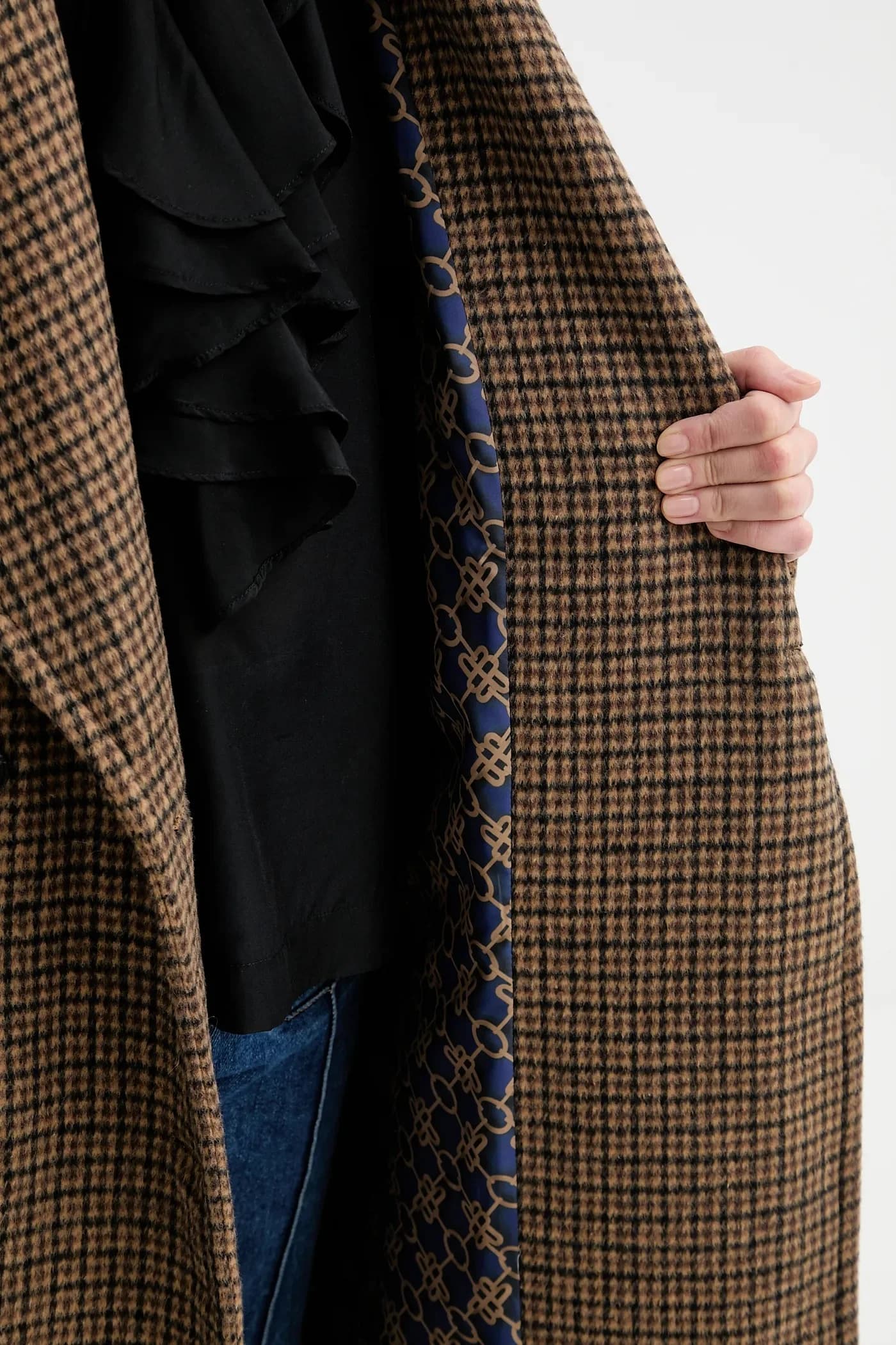 Пальто LIBASTO из смесовой шерсти - фото 6