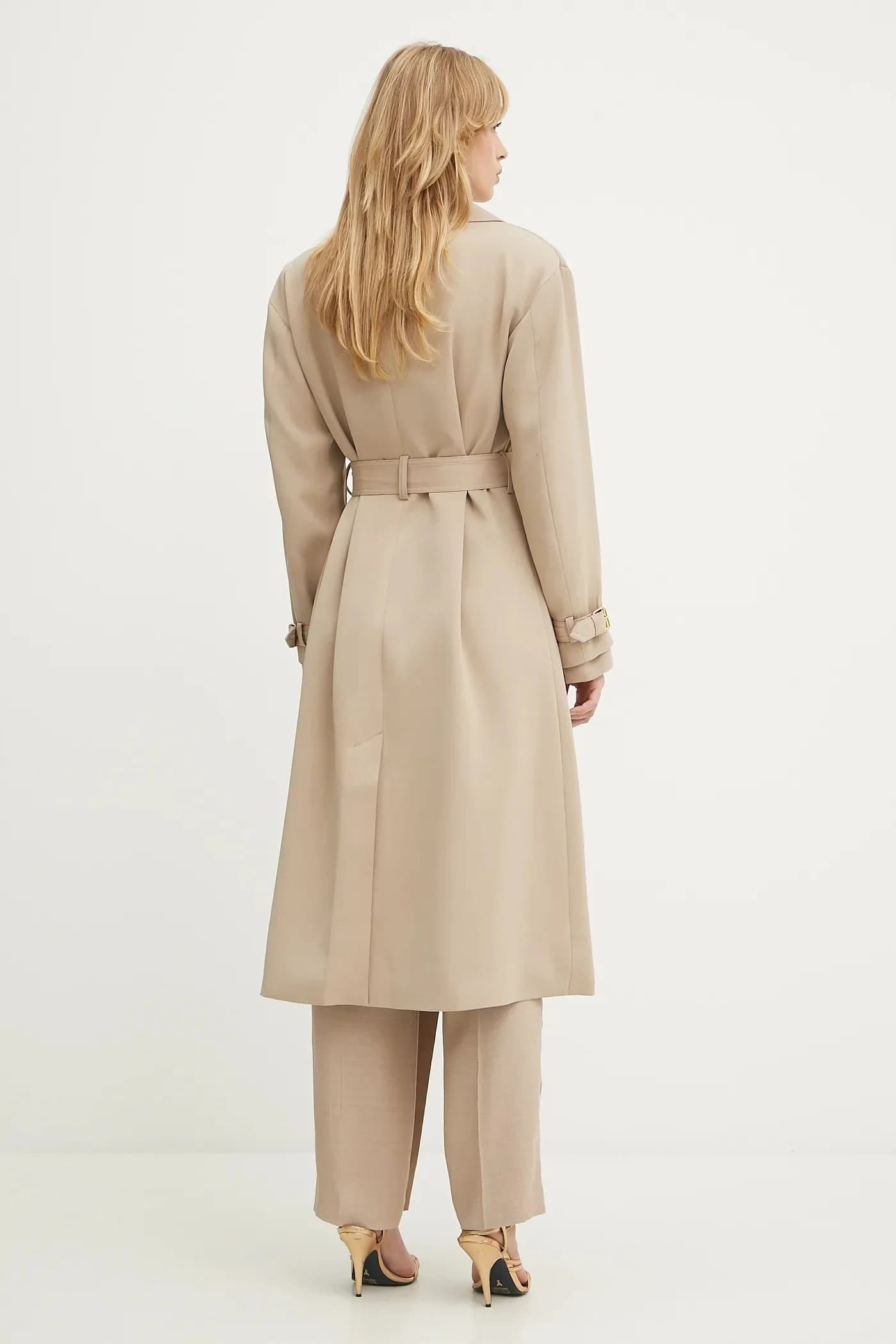 тренч NINA из смесовой шерсти - фото 3