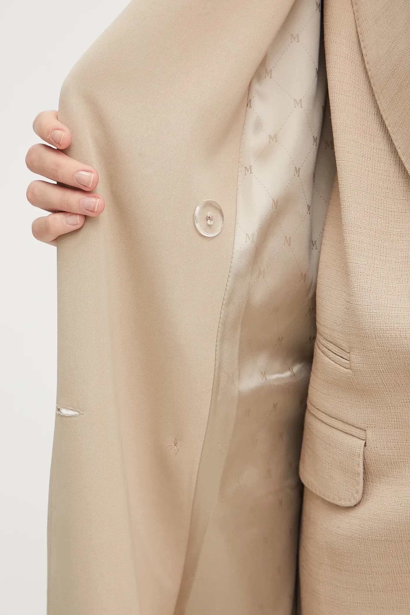 тренч NINA из смесовой шерсти - фото 6