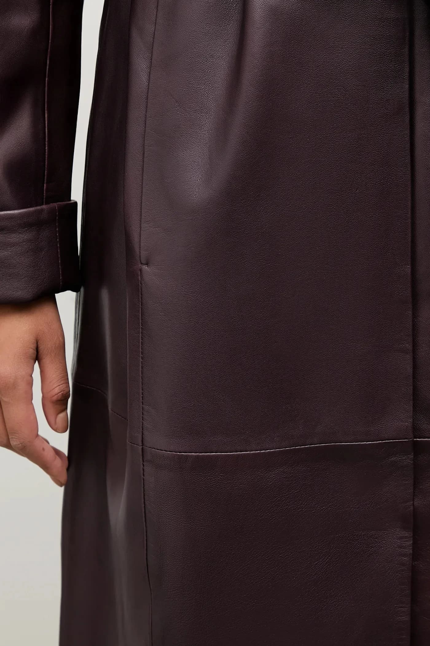 Кожаное пальто - фото 6