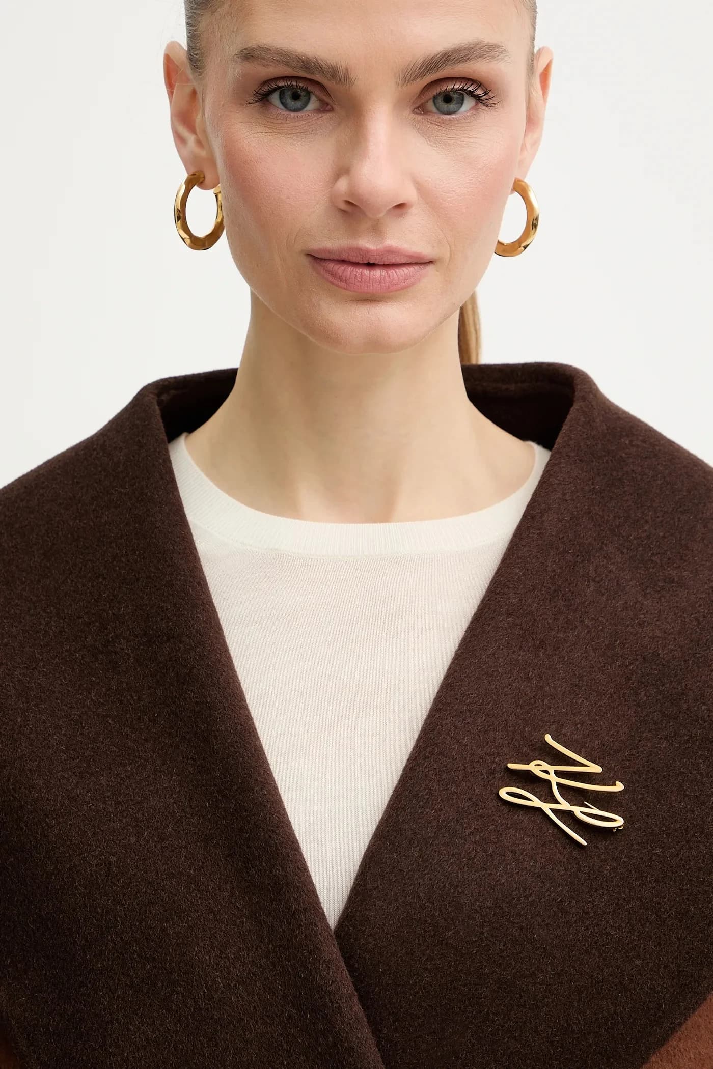 Двустороннее пальто из шерсти - фото 6