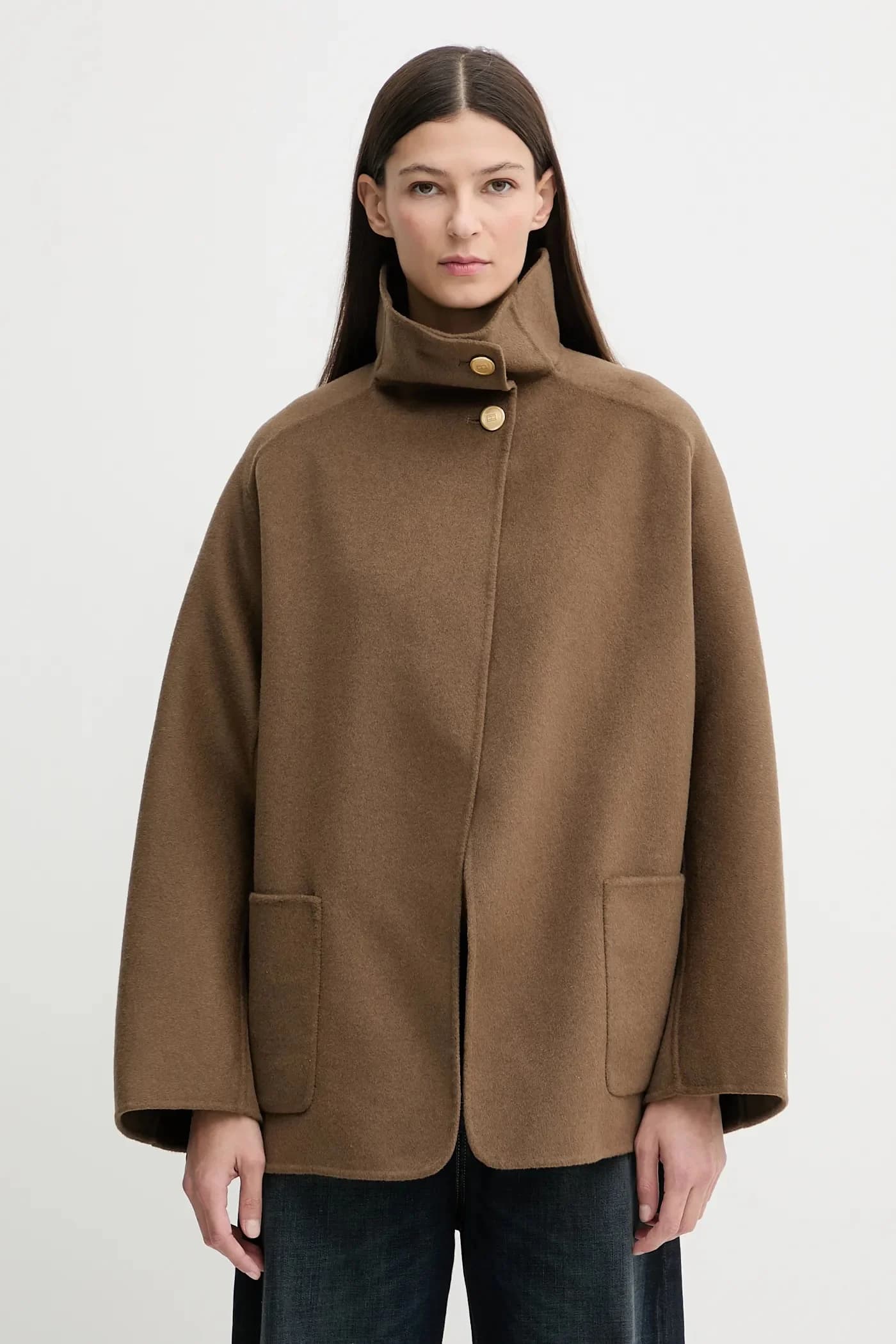 Пальто с добавлением шерсти