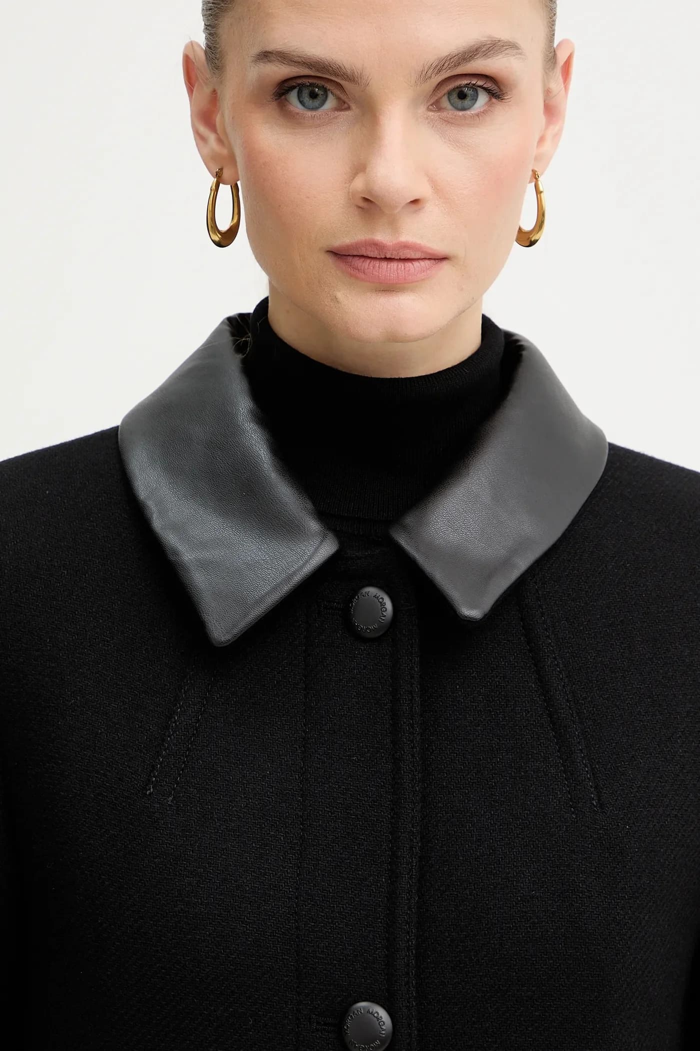 Пальто с добавлением шерсти - фото 4