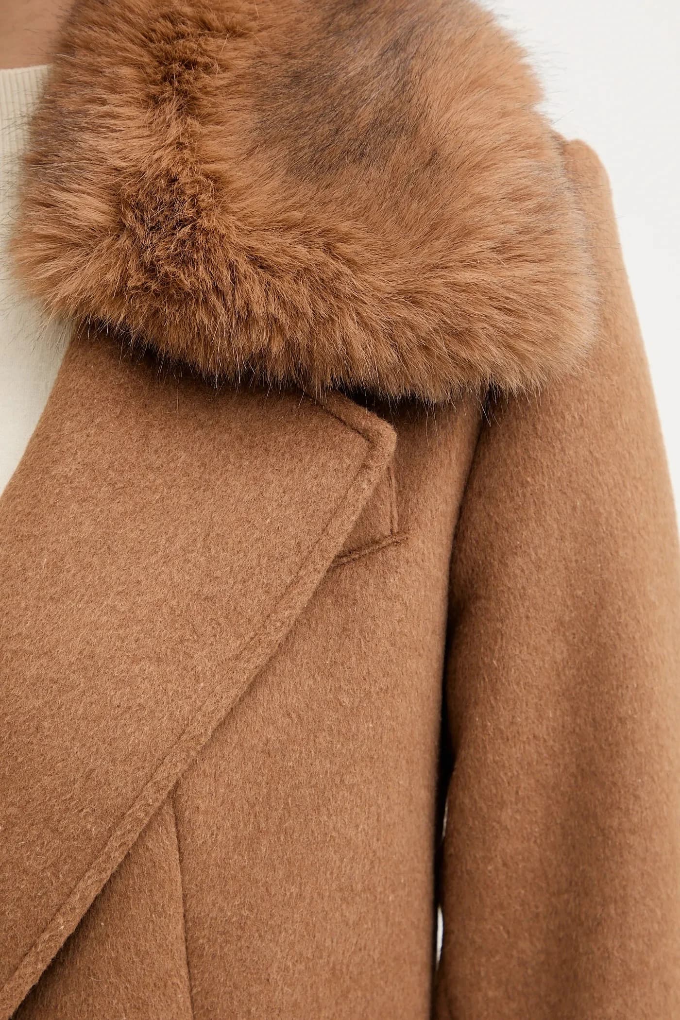 Пальто KAROLE с добавлением шерсти - фото 5