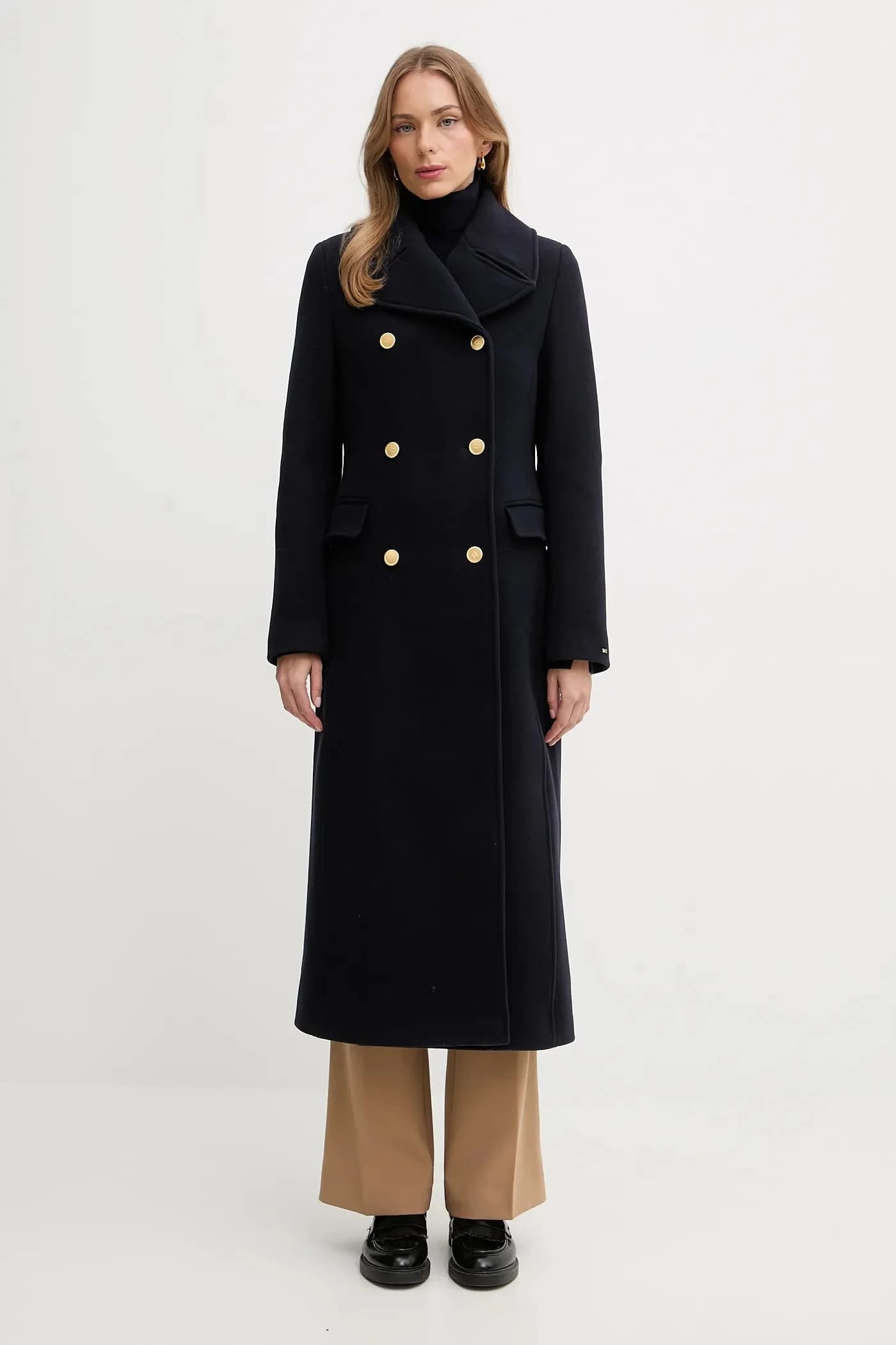 Пальто с добавлением шерсти