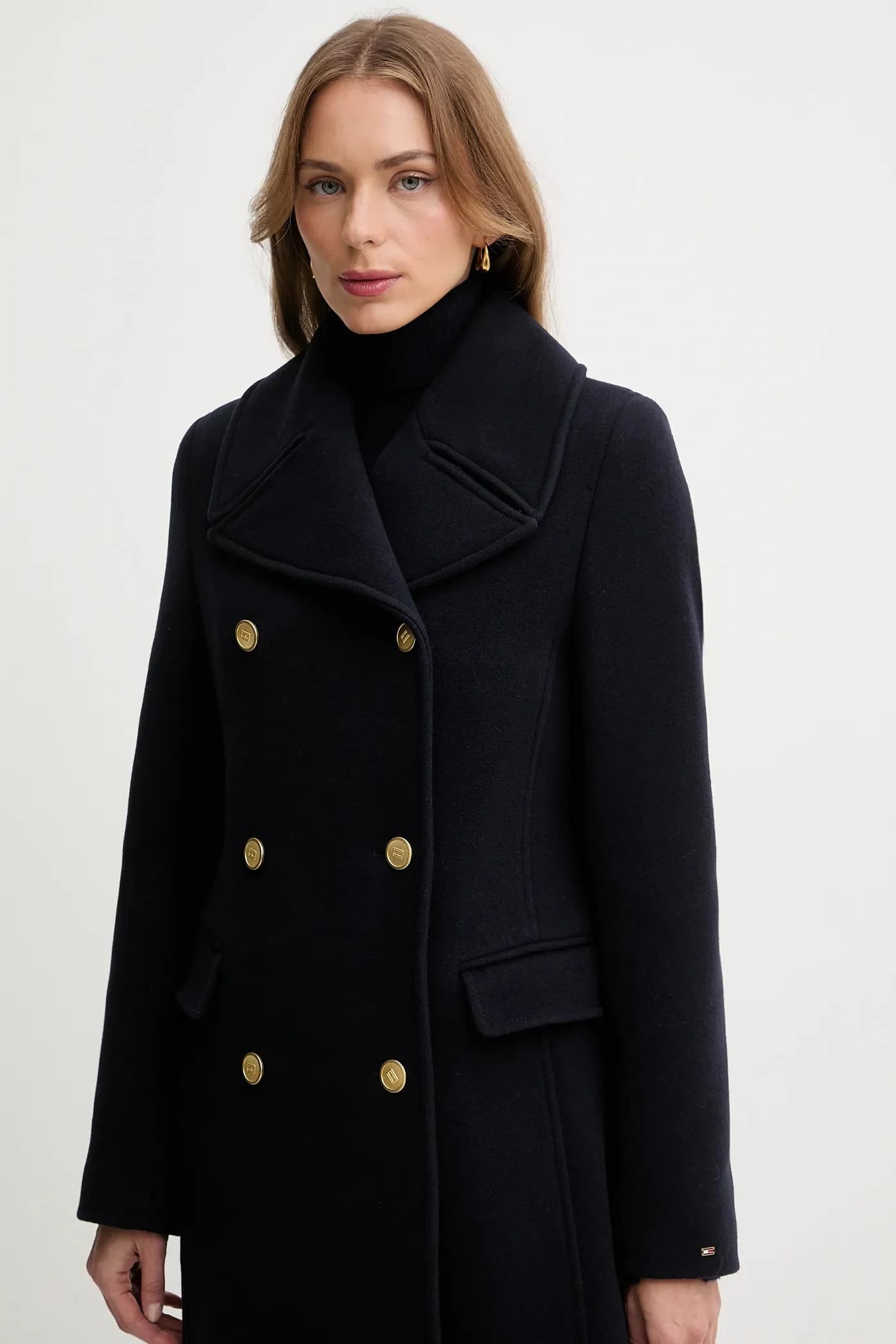 Пальто с добавлением шерсти - фото 5