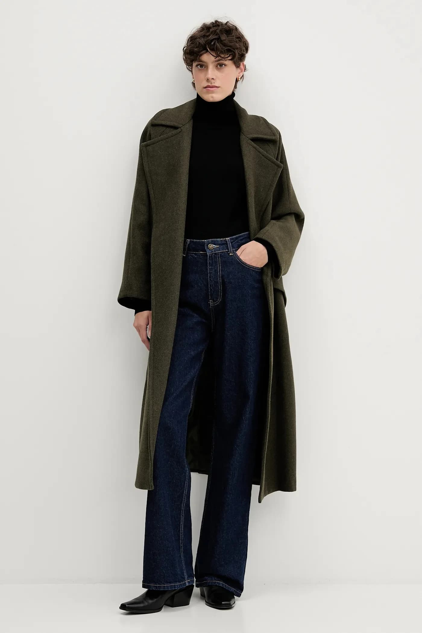 Пальто с добавлением шерсти - фото 2