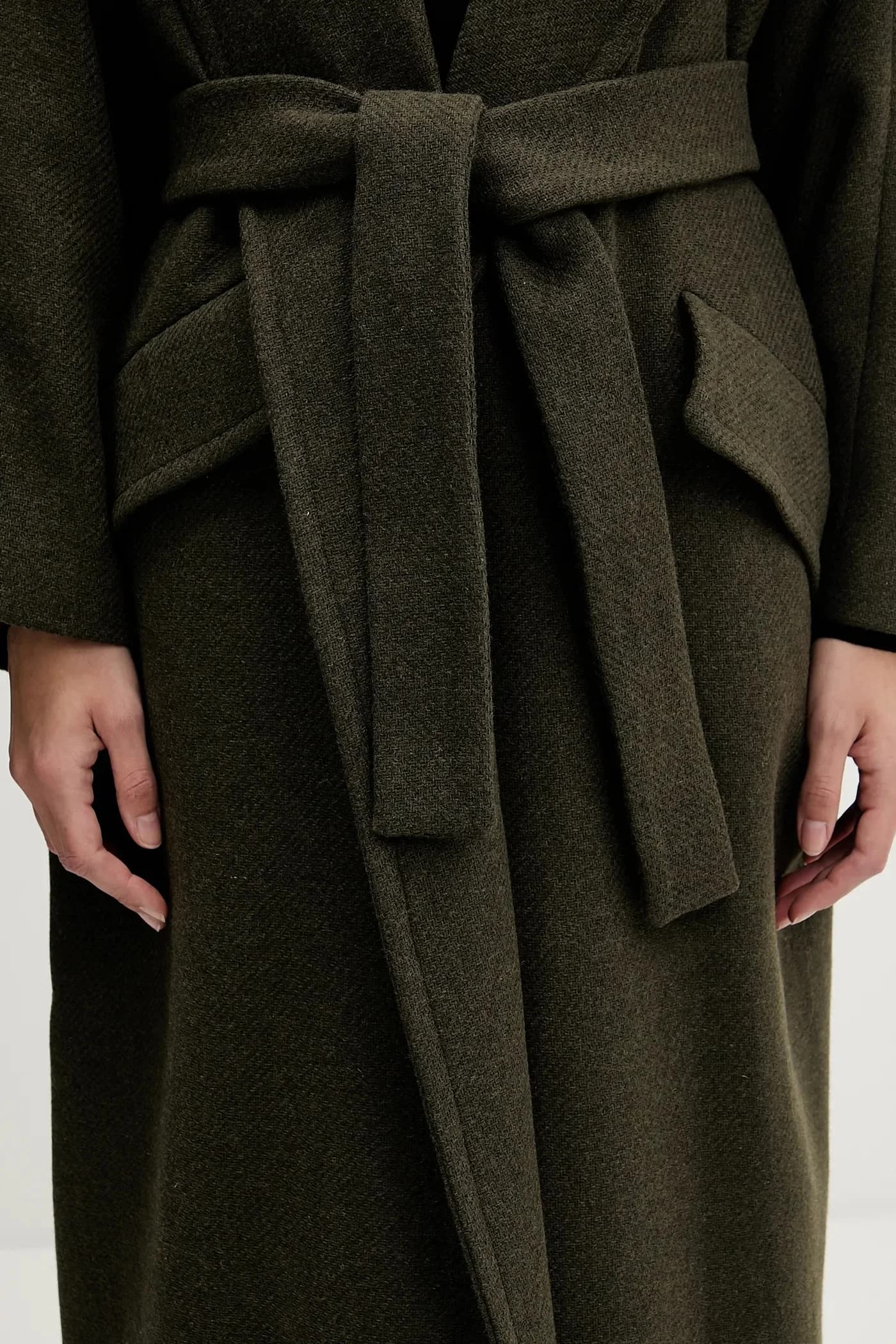 Пальто с добавлением шерсти - фото 5