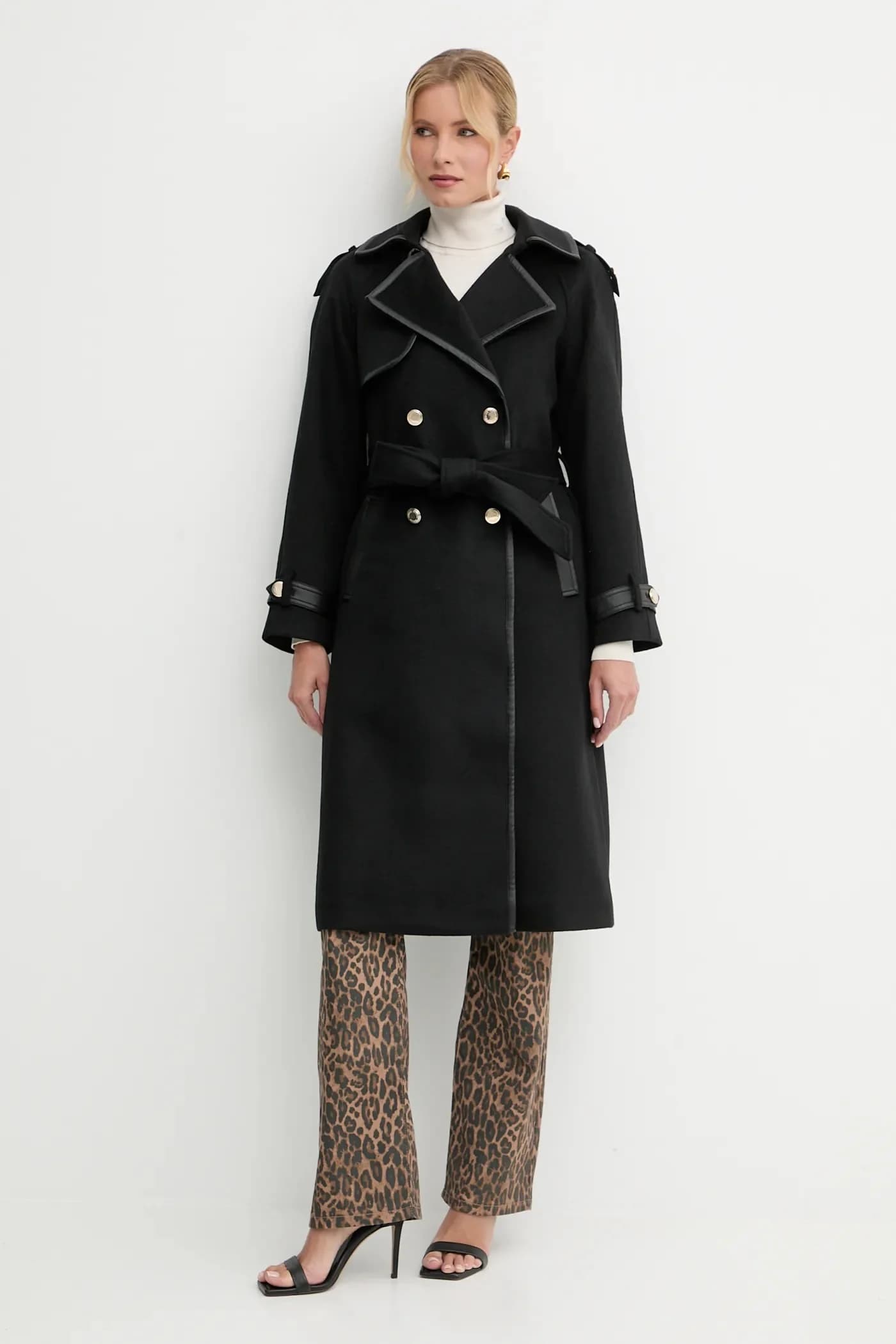 Пальто с добавлением шерсти - фото 2