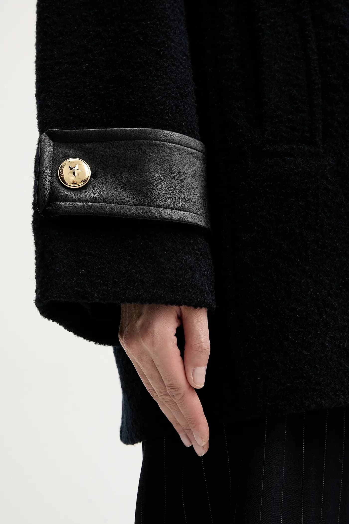 Пальто из смесовой шерсти - фото 5