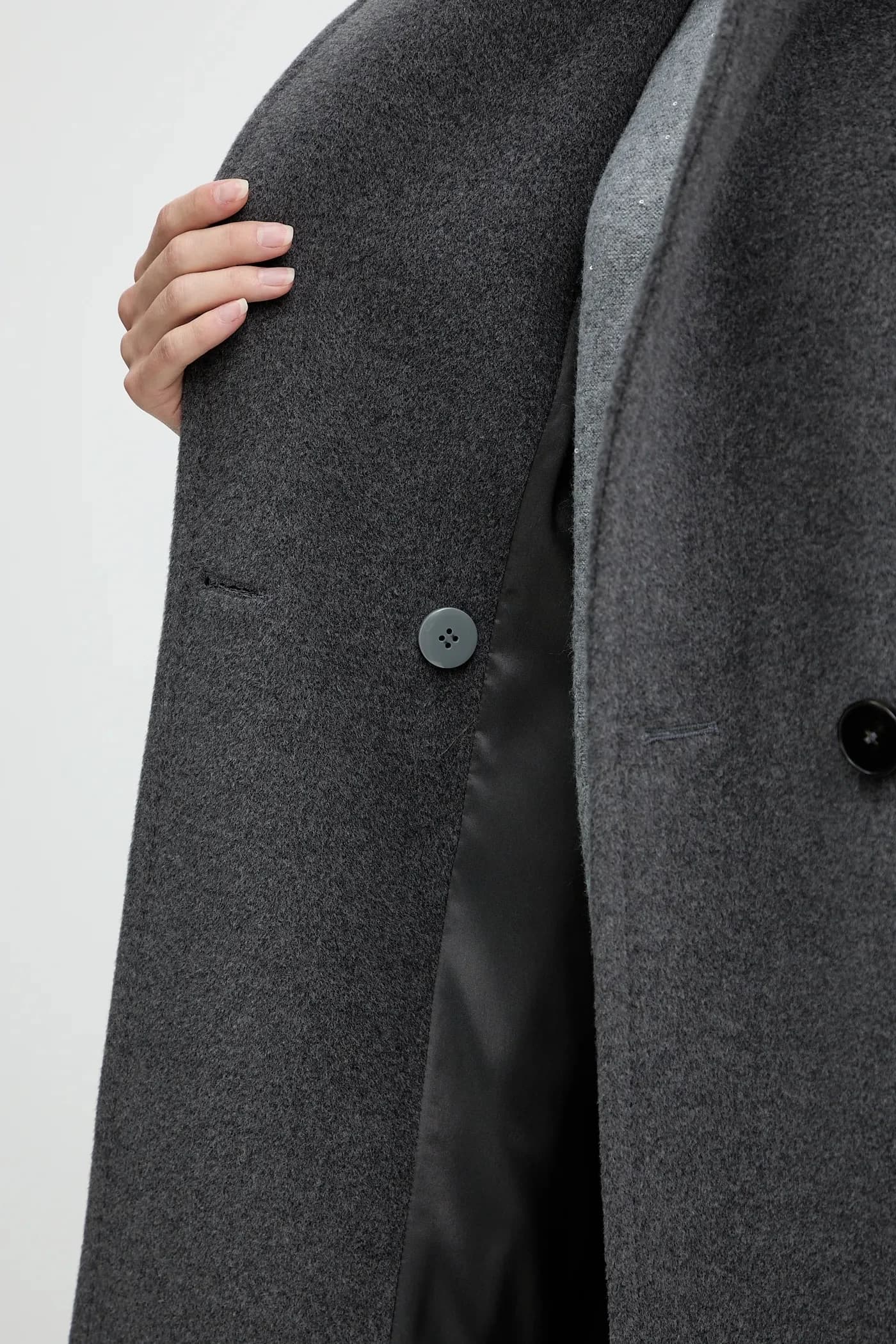 Шерстяное пальто - фото 7