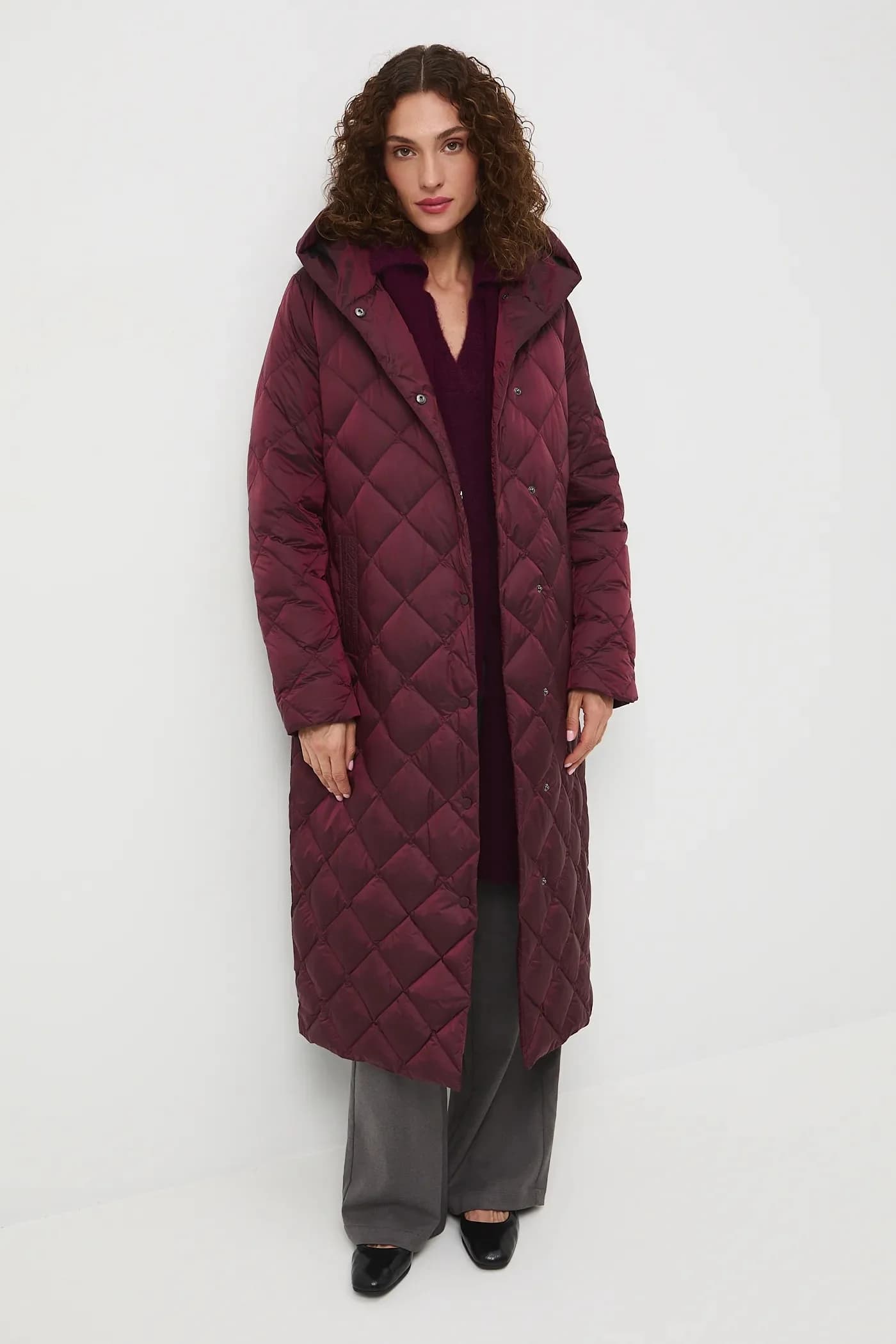 Пуховое пальто - фото 2