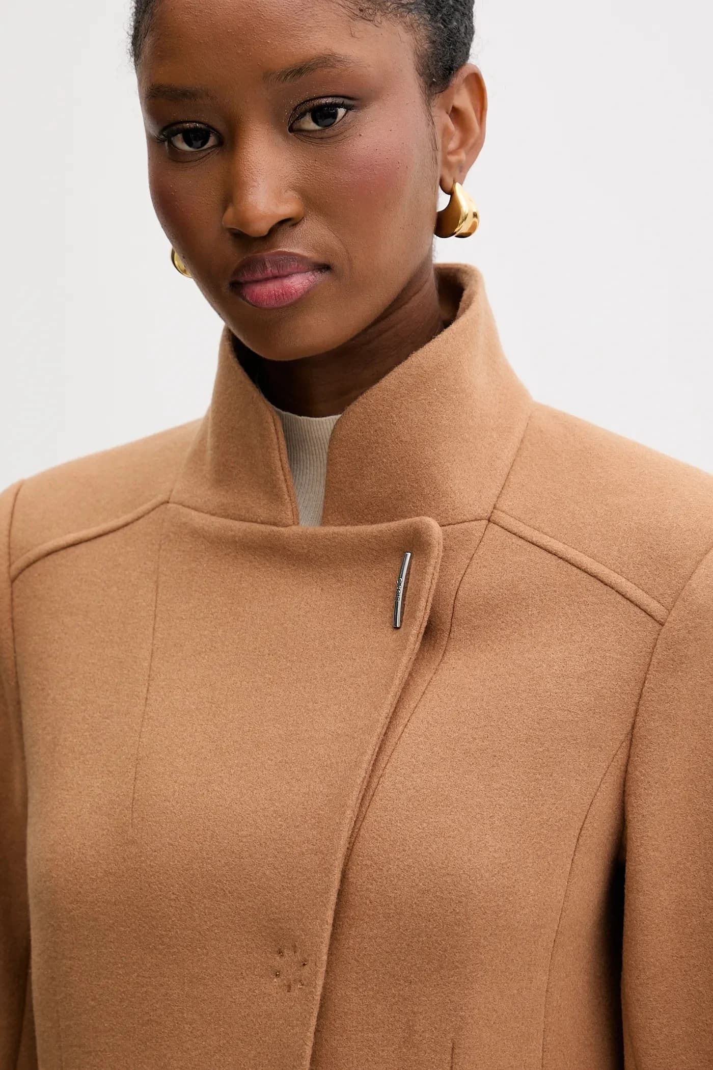 Пальто из смесовой шерсти - фото 4