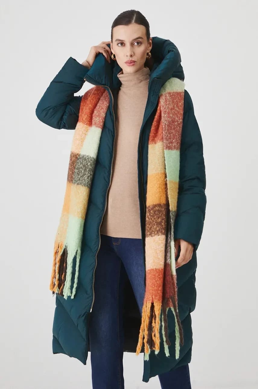 Пуховое пальто - фото 5