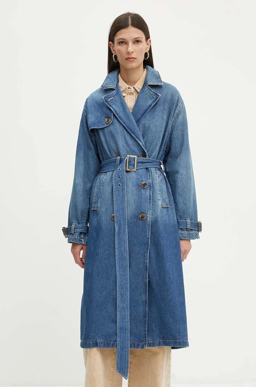 Джинсовое пальто