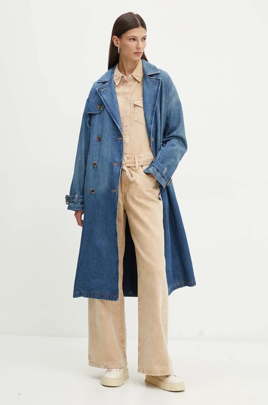 Джинсовое пальто - фото 2