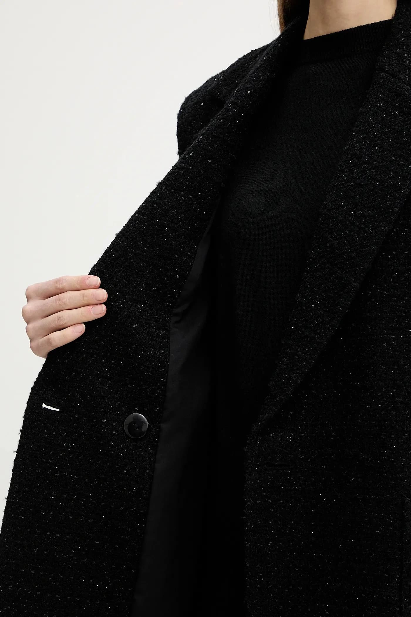 Пальто с добавлением шерсти - фото 7