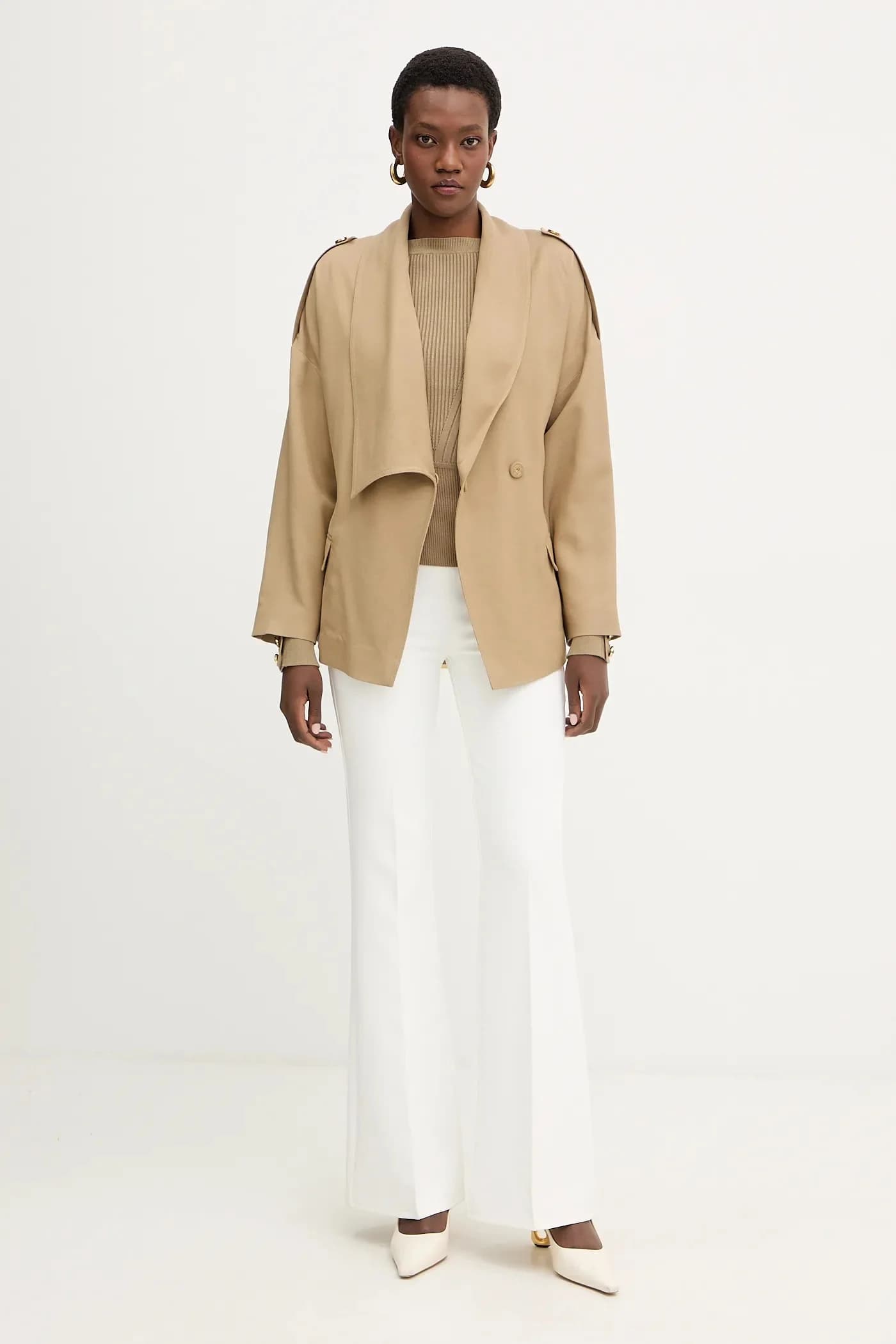 пальто ABBA из смесовой шерсти - фото 4