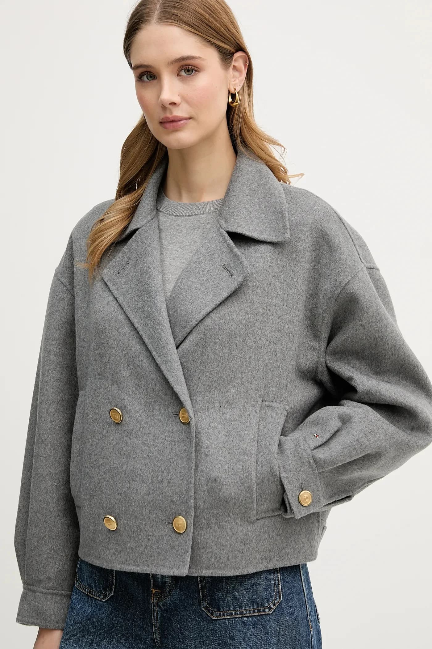 Пальто с добавлением шерсти - фото 4