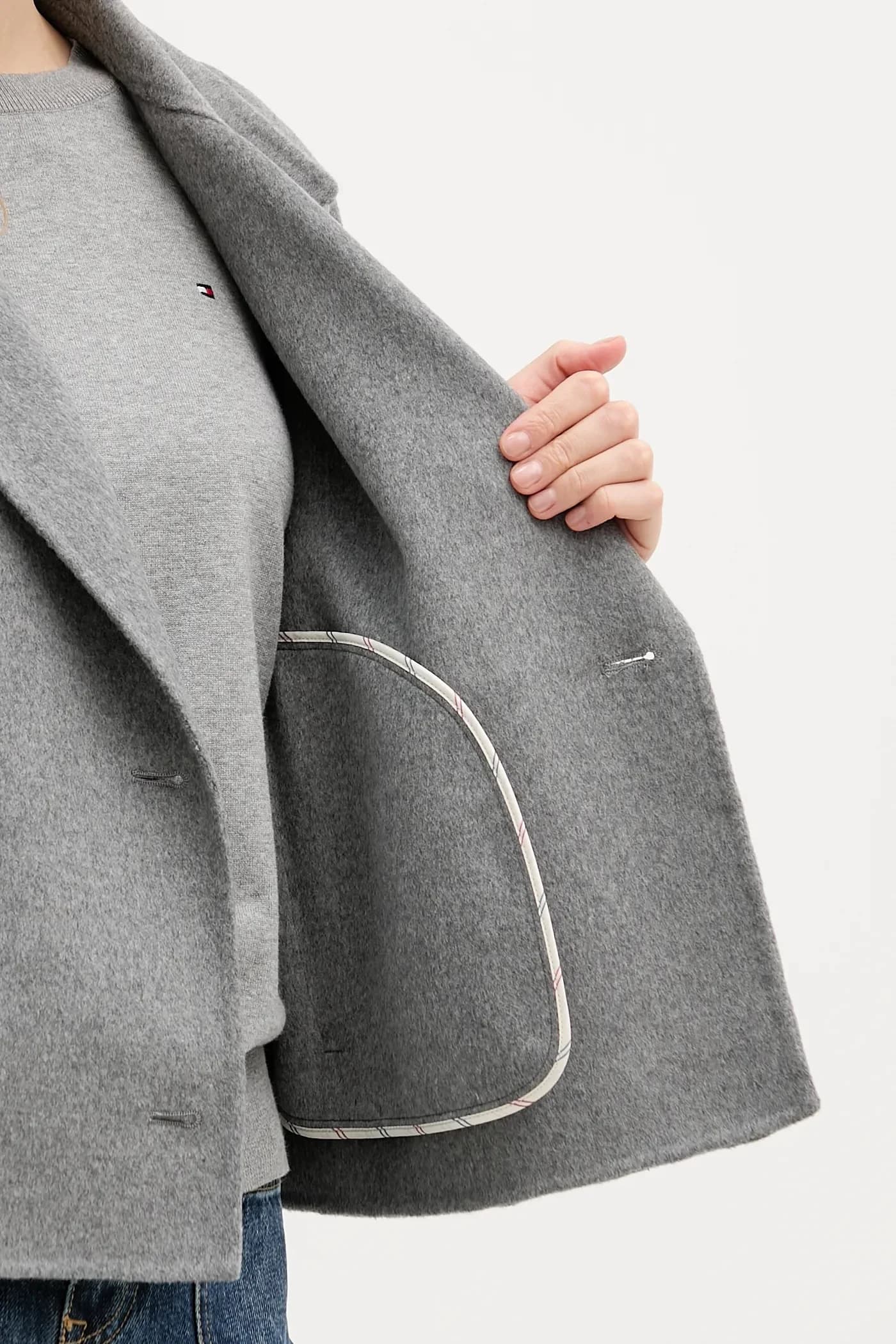 Пальто с добавлением шерсти - фото 6