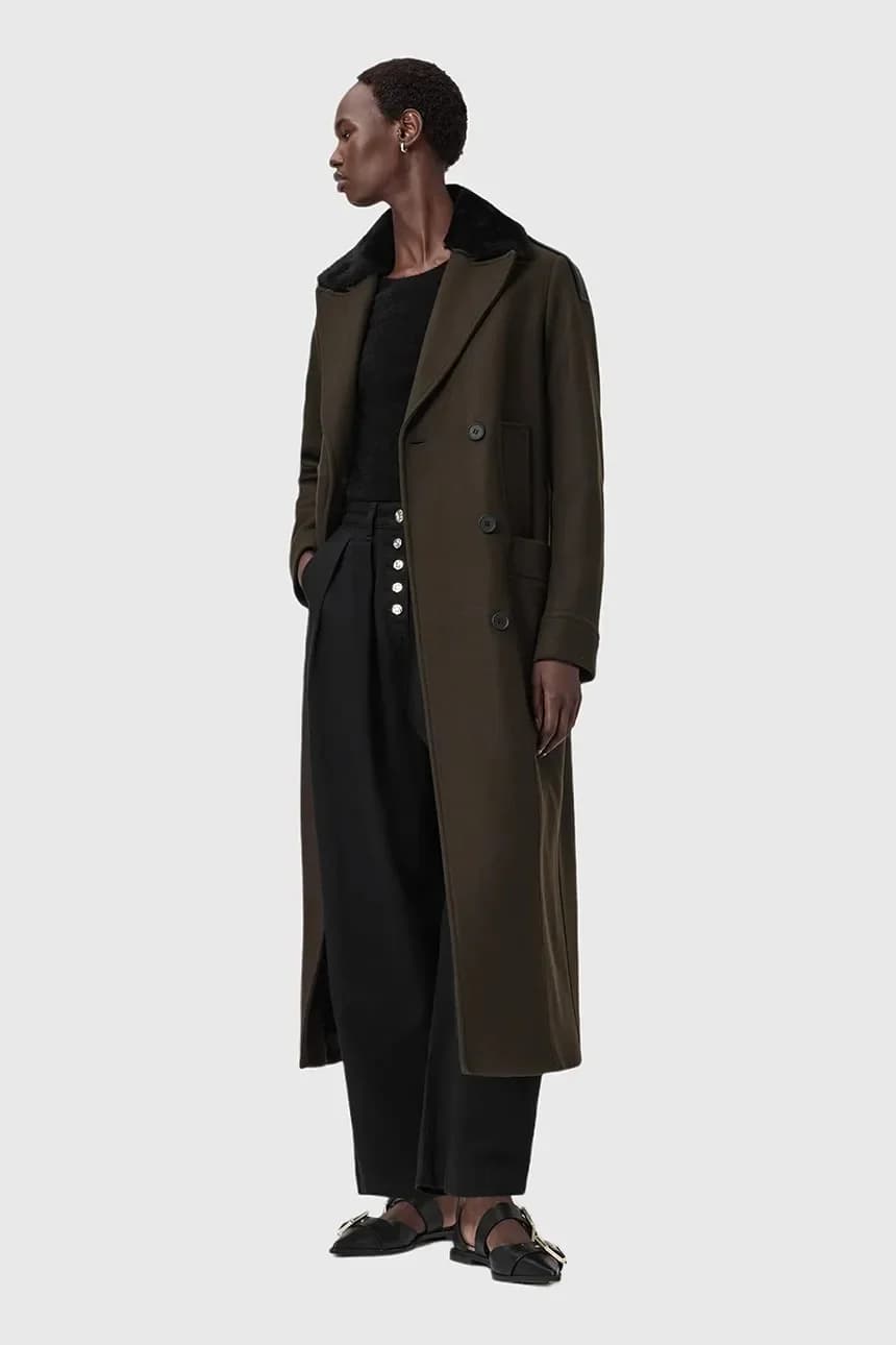 Пальто с добавлением шерсти - фото 5