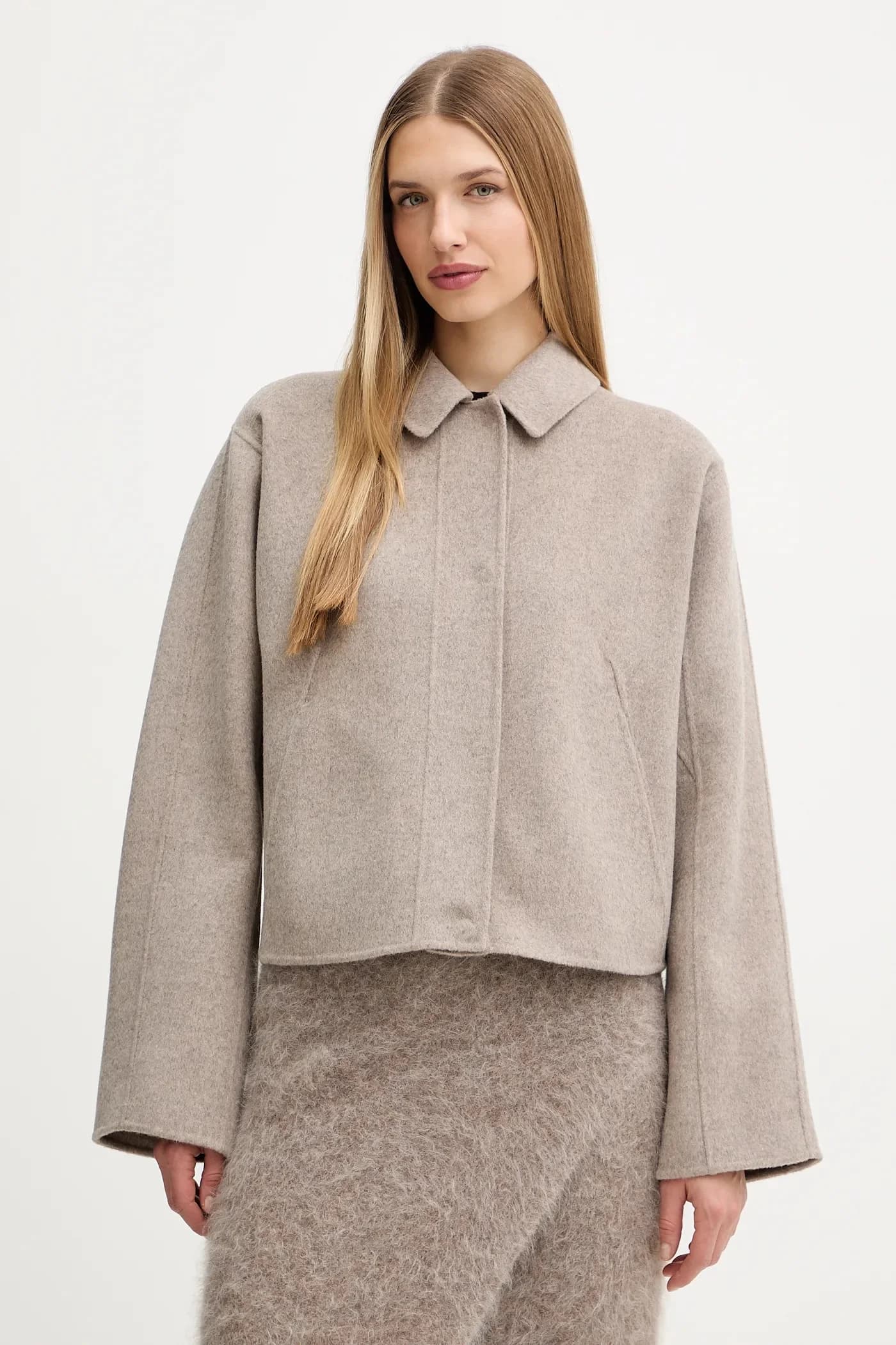 Cafeta_DF шерстяное пальто