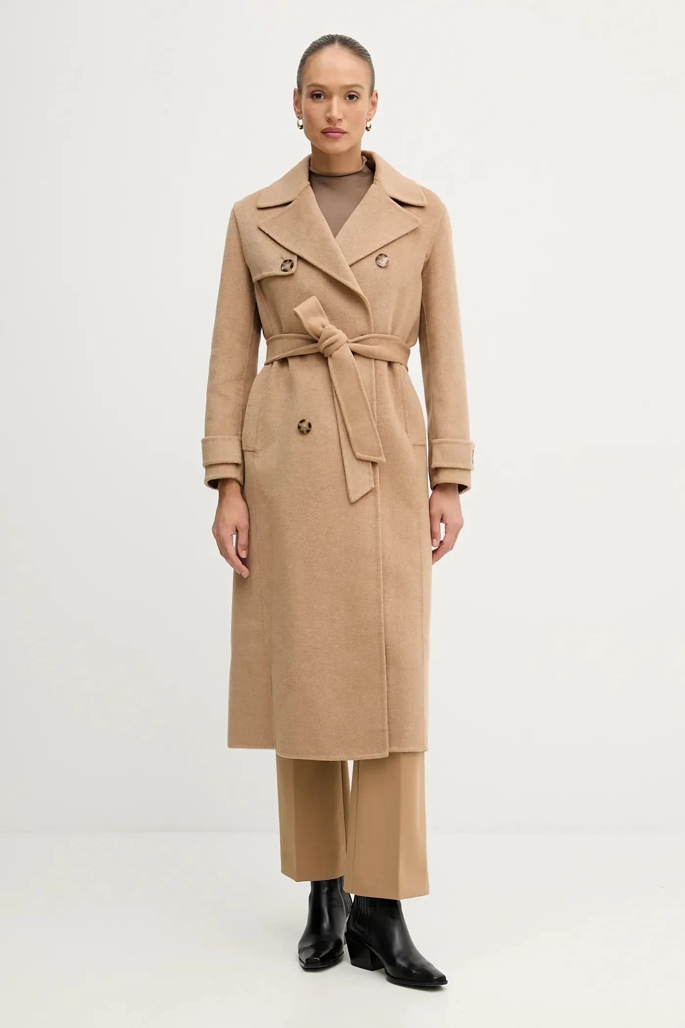 Пальто с добавлением шерсти