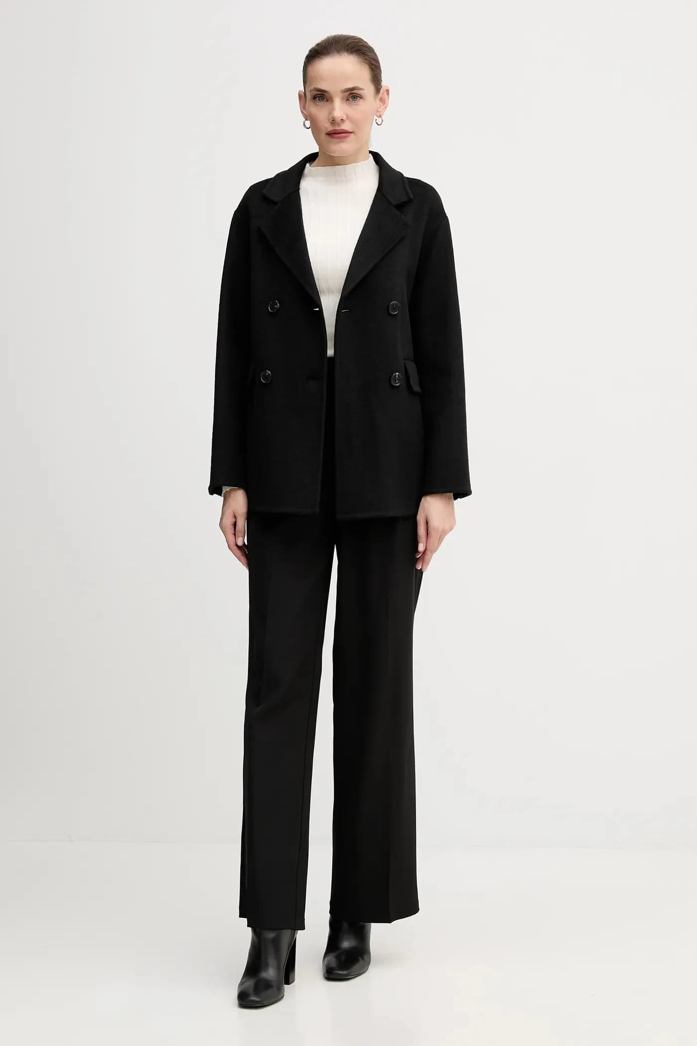 Пальто с добавлением шерсти - фото 2