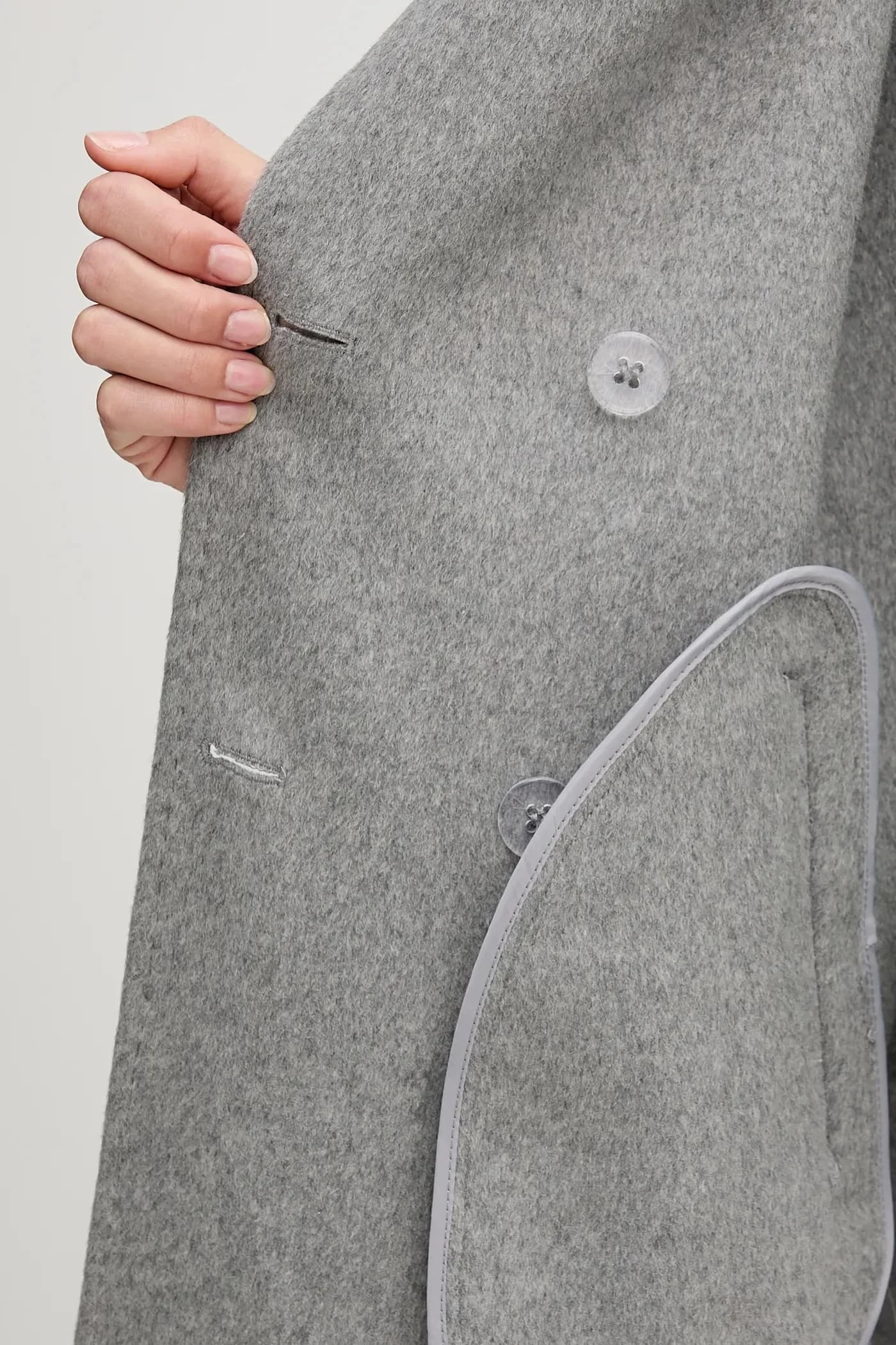 Пальто с добавлением шерсти - фото 6