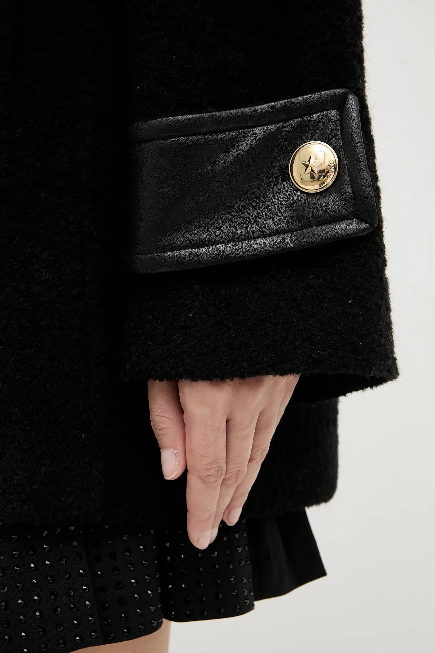 Пальто из смесовой шерсти - фото 5