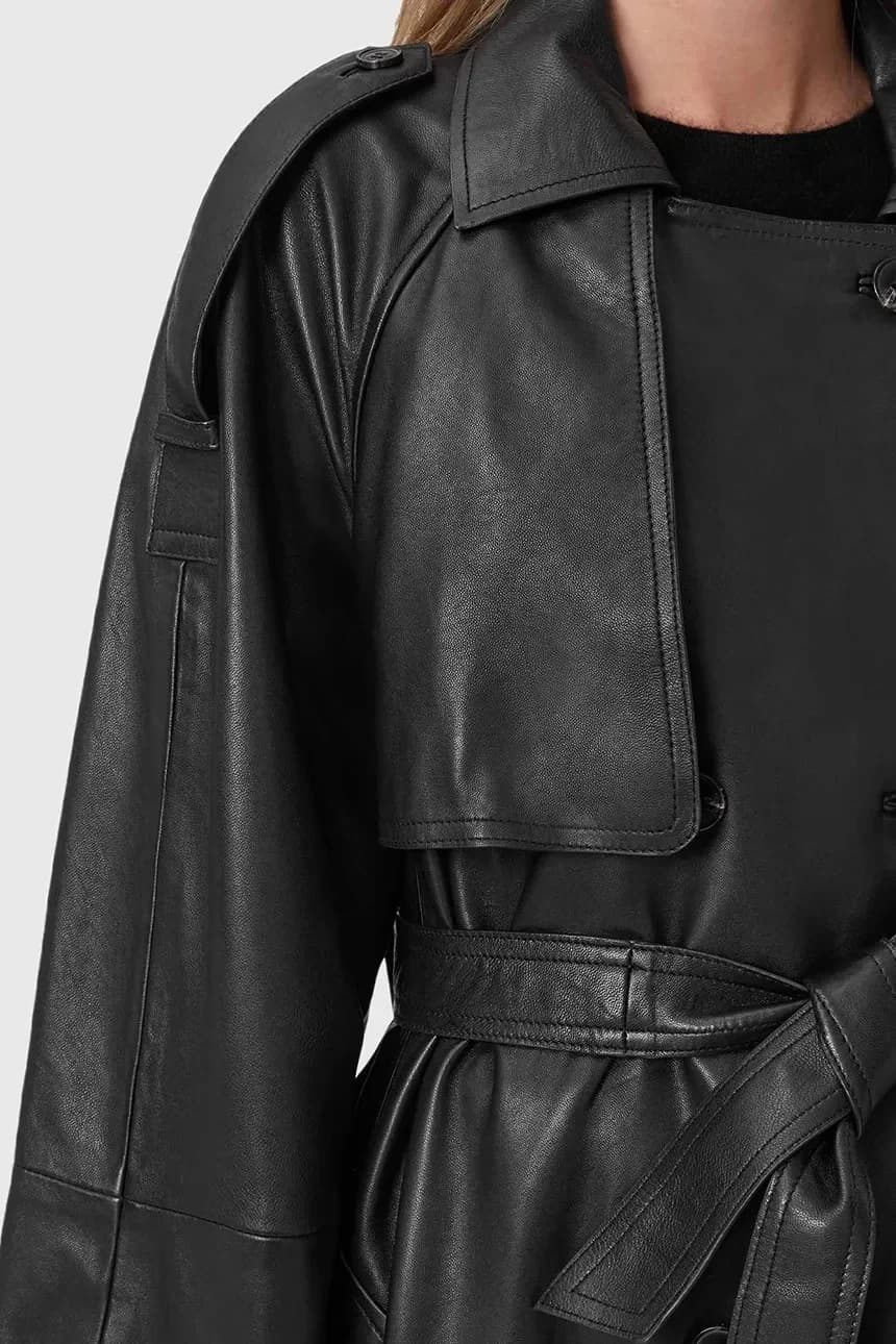 REED кожаное пальто - фото 2