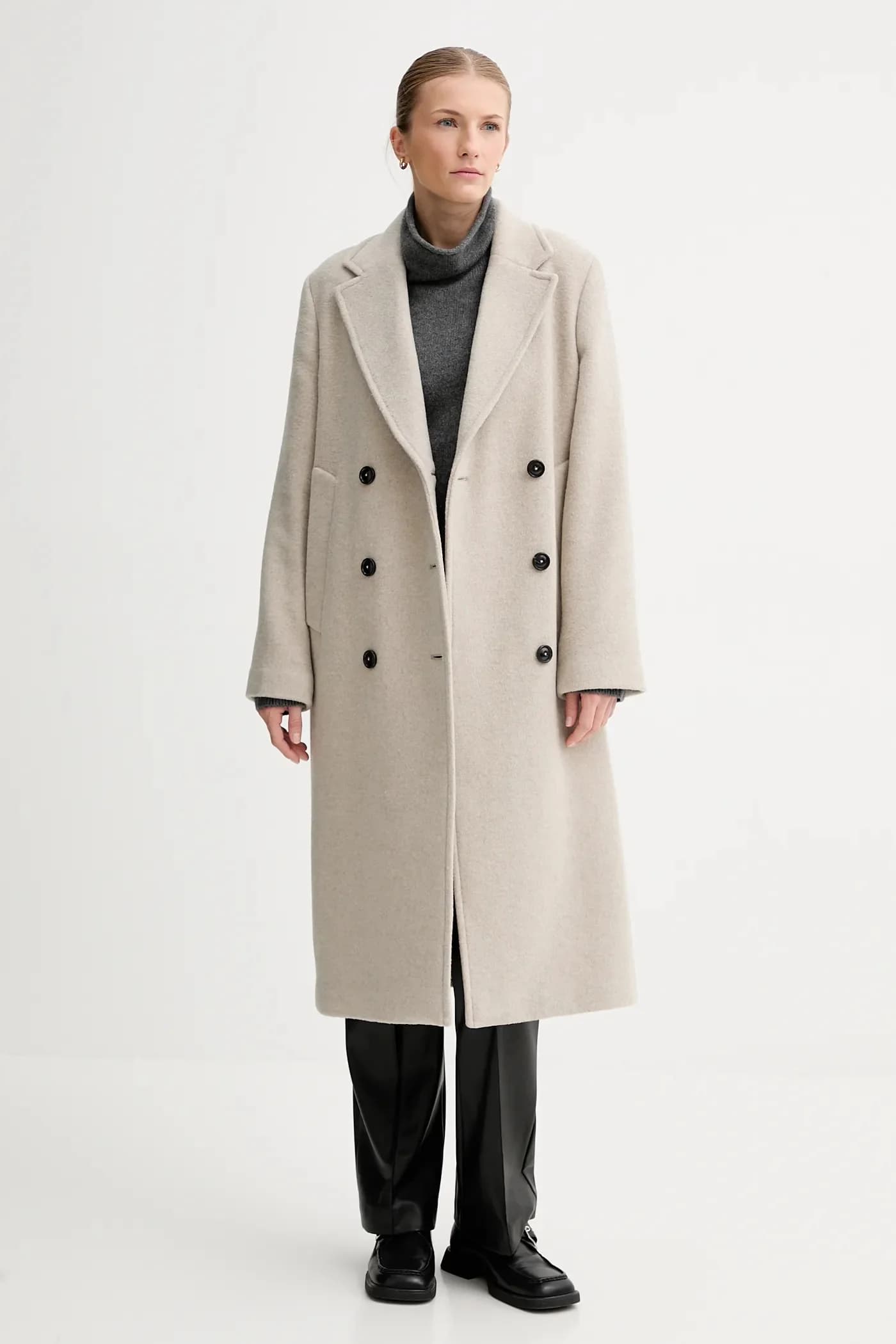 Пальто с добавлением шерсти - фото 2