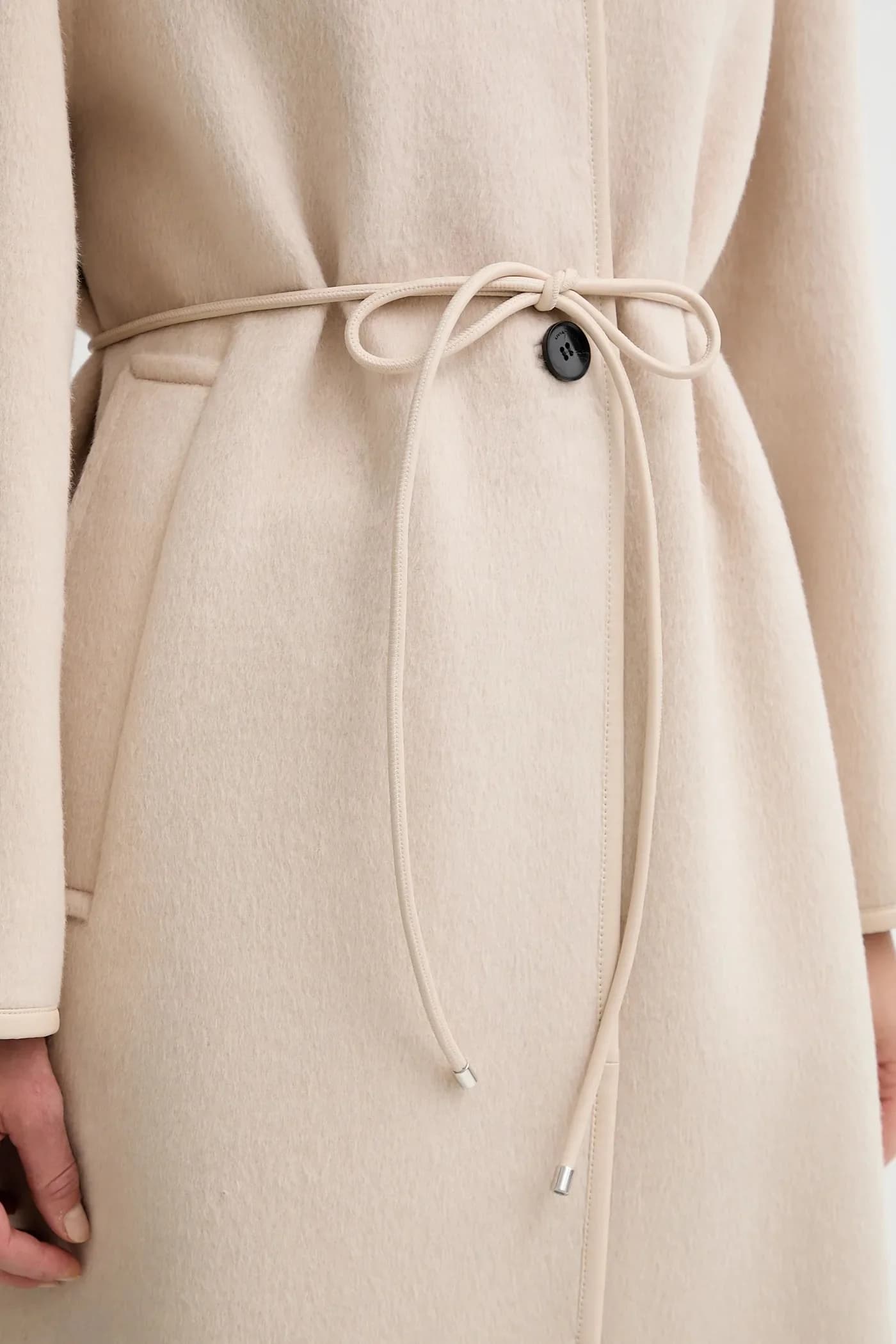 Пальто с добавлением шерсти - фото 5