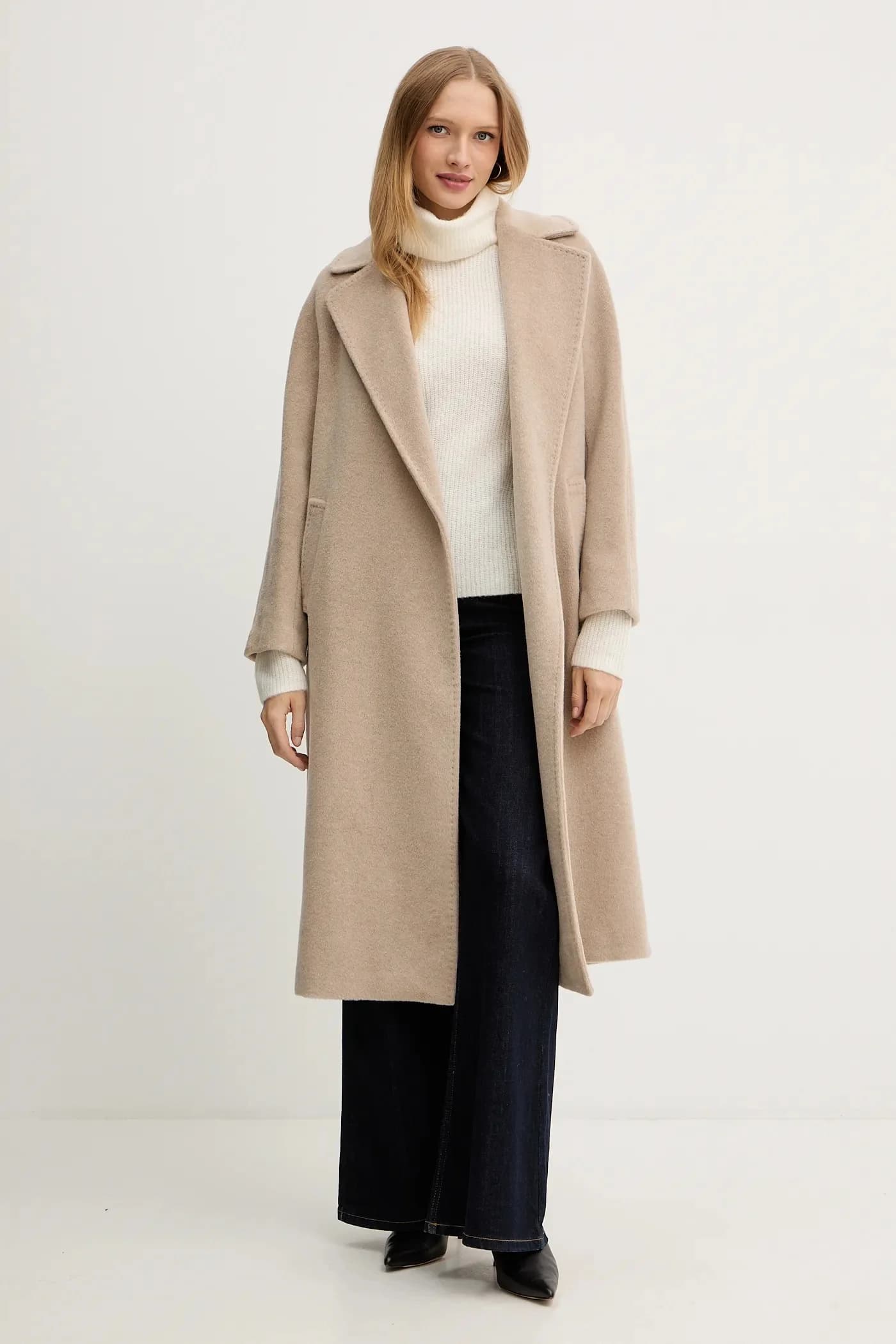 Пальто из шерсти ТЕМПЕРА - фото 2