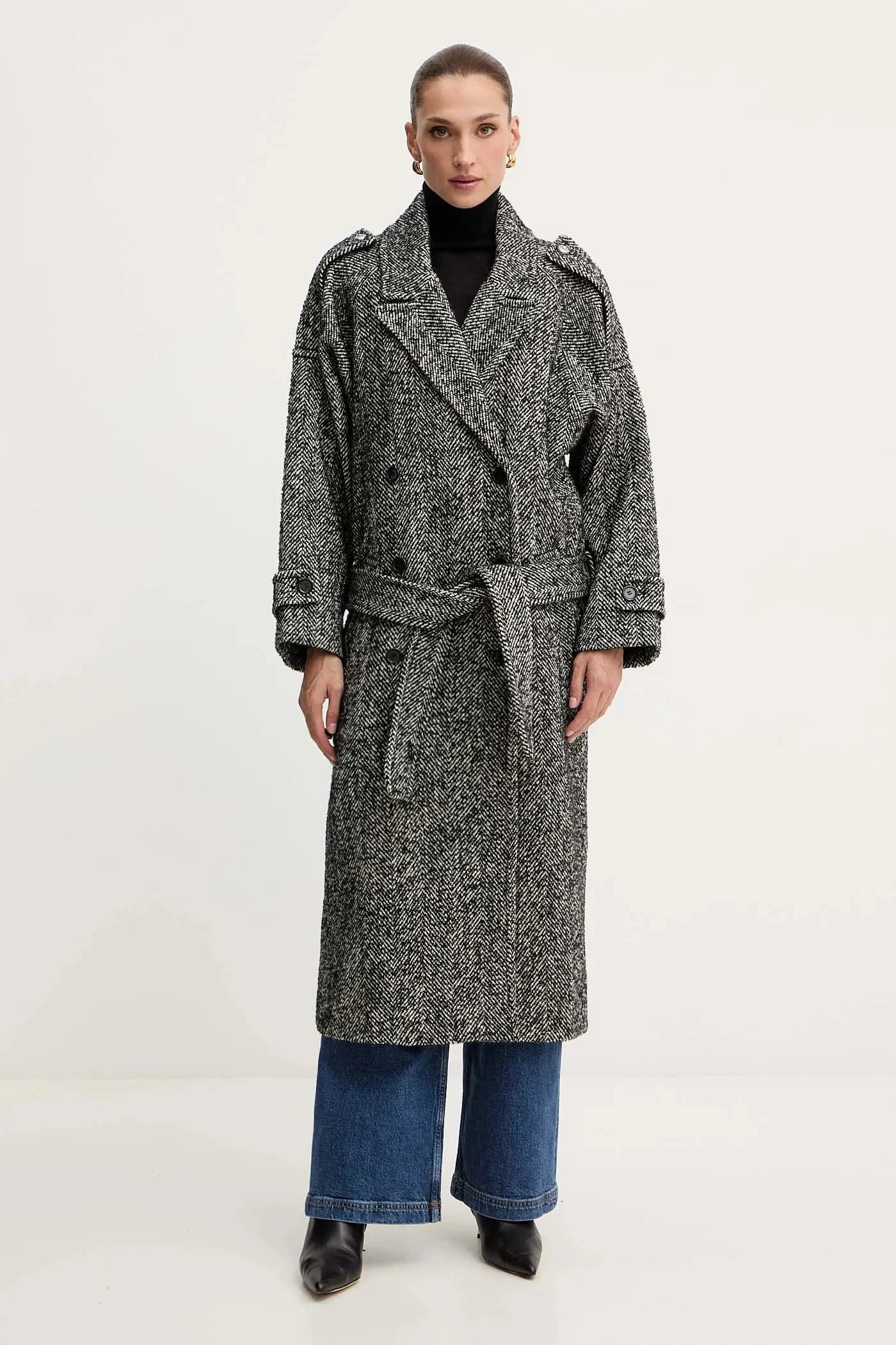 Пальто с добавлением шерсти