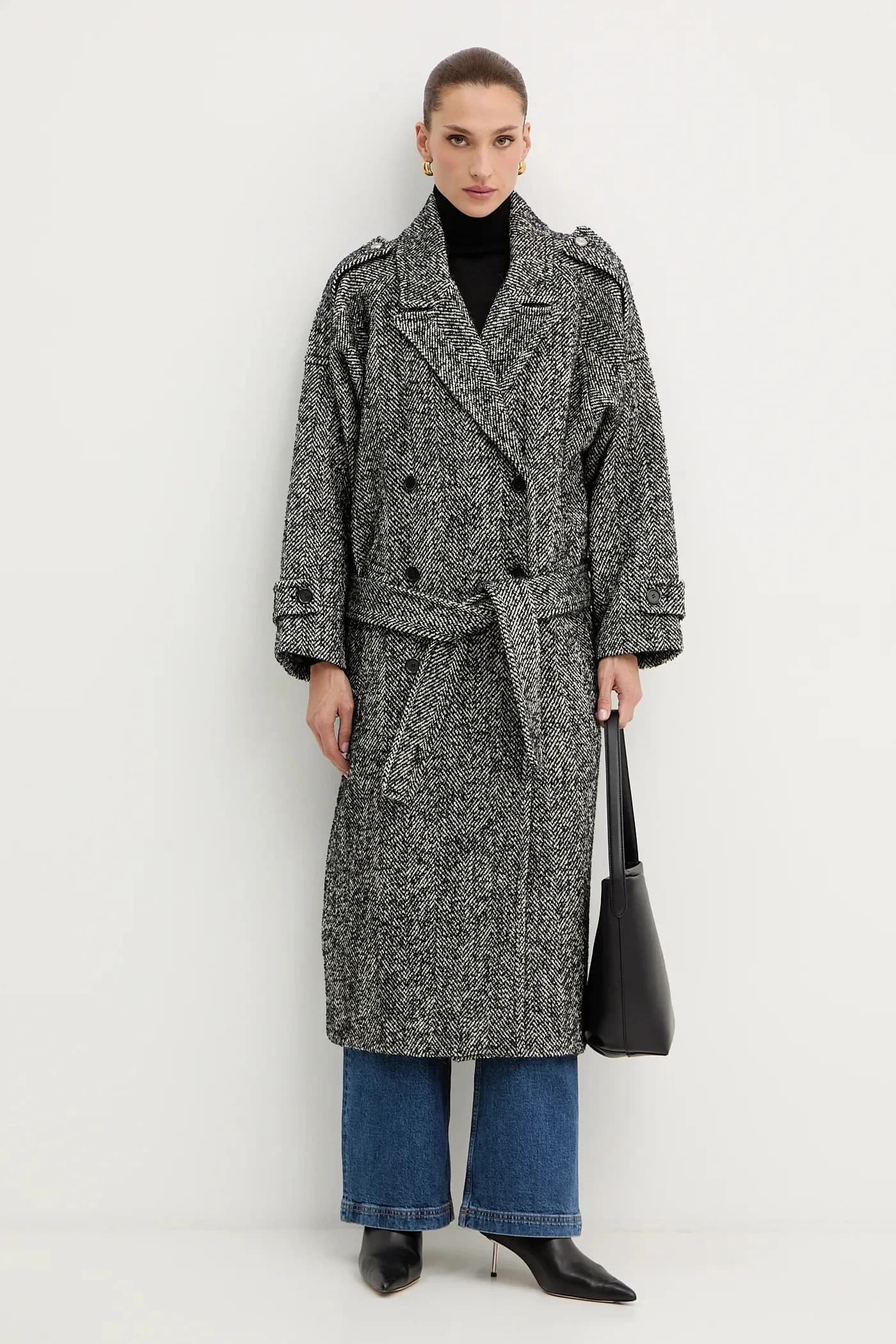 Пальто с добавлением шерсти - фото 2