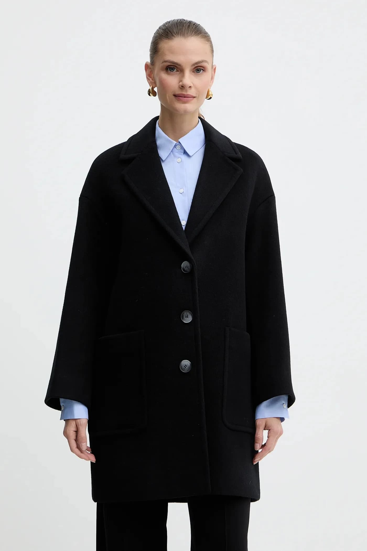 Пальто с добавлением шерсти