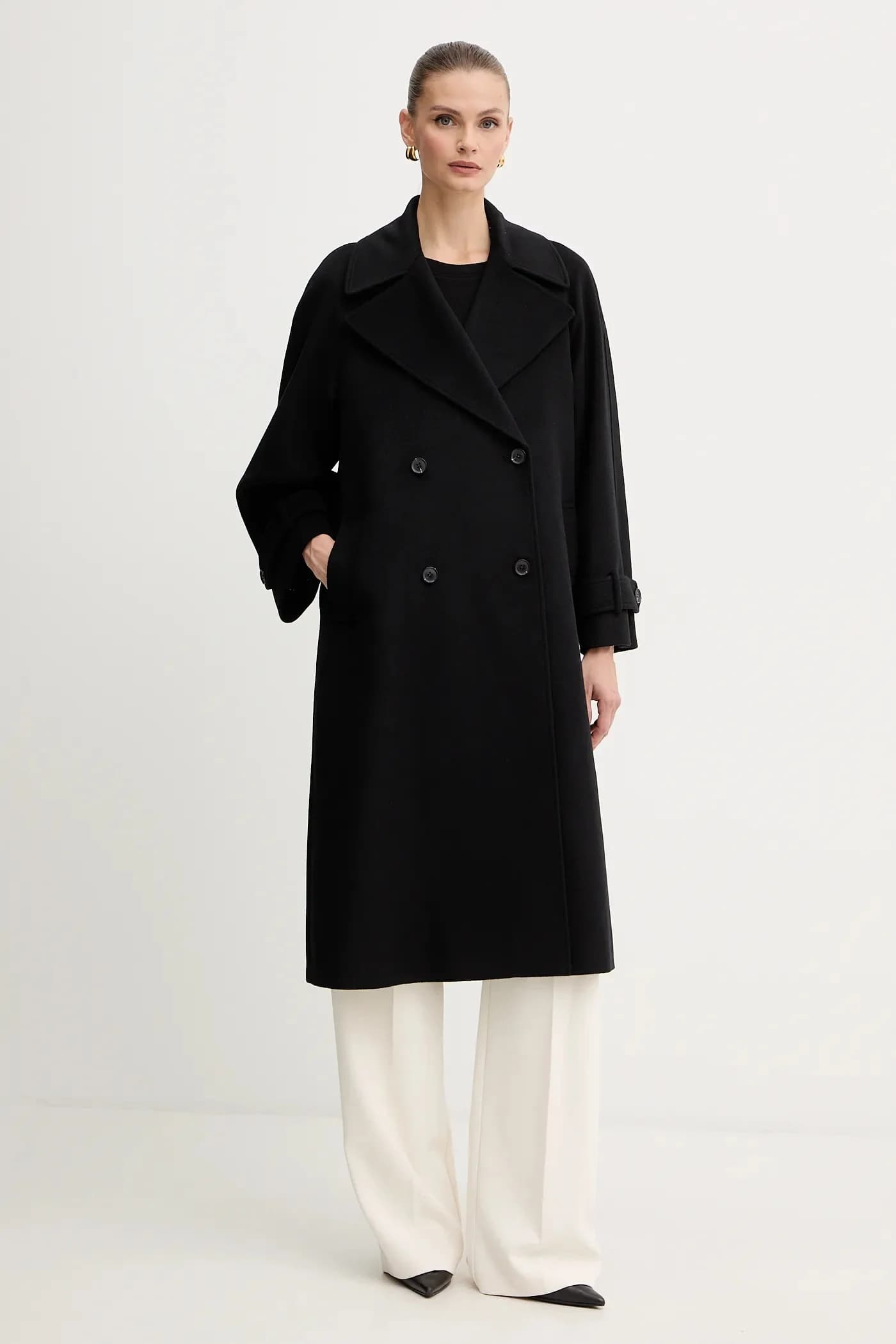 Шерстяное пальто - фото 4