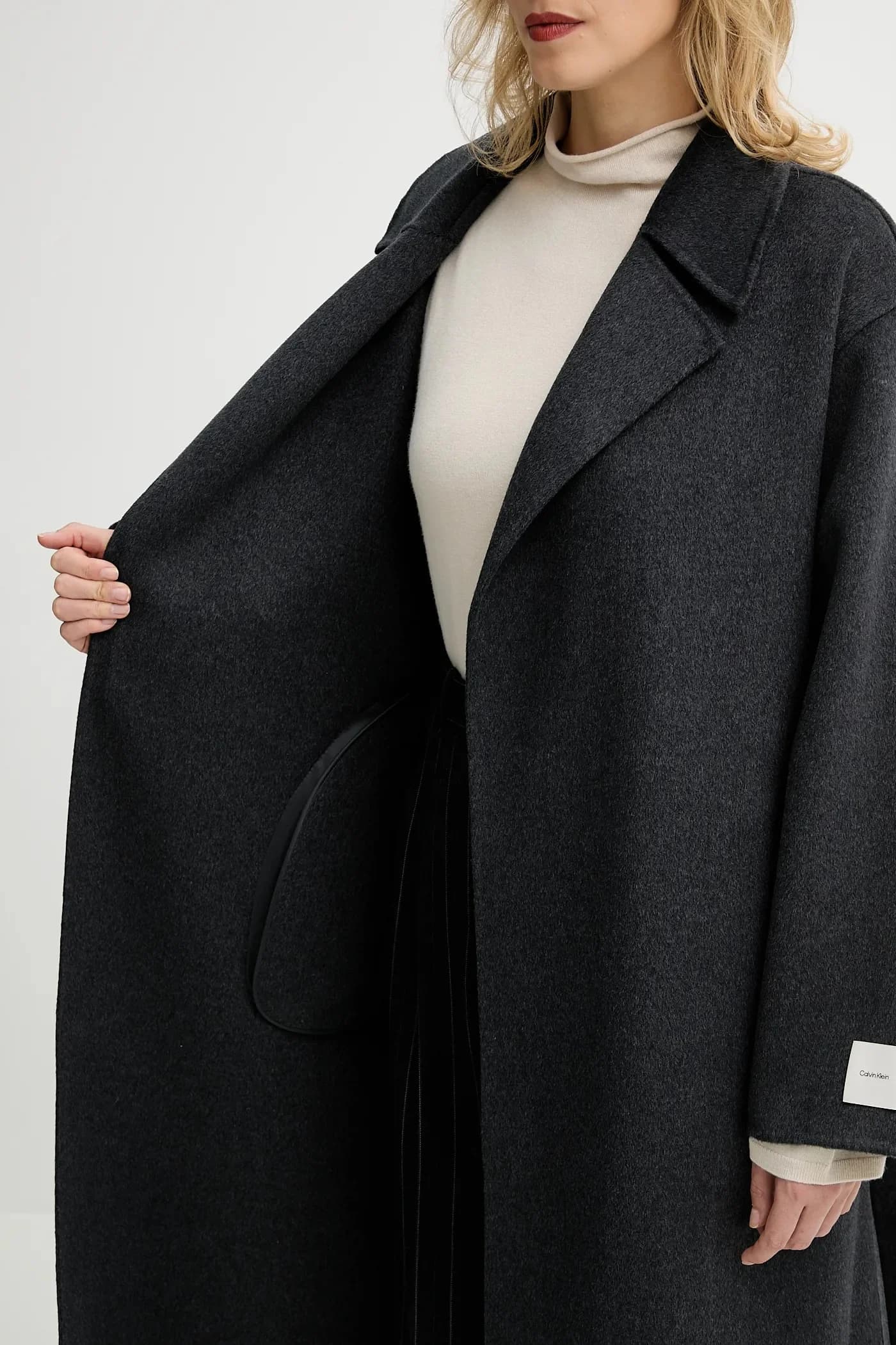 Пальто с добавлением шерсти - фото 6