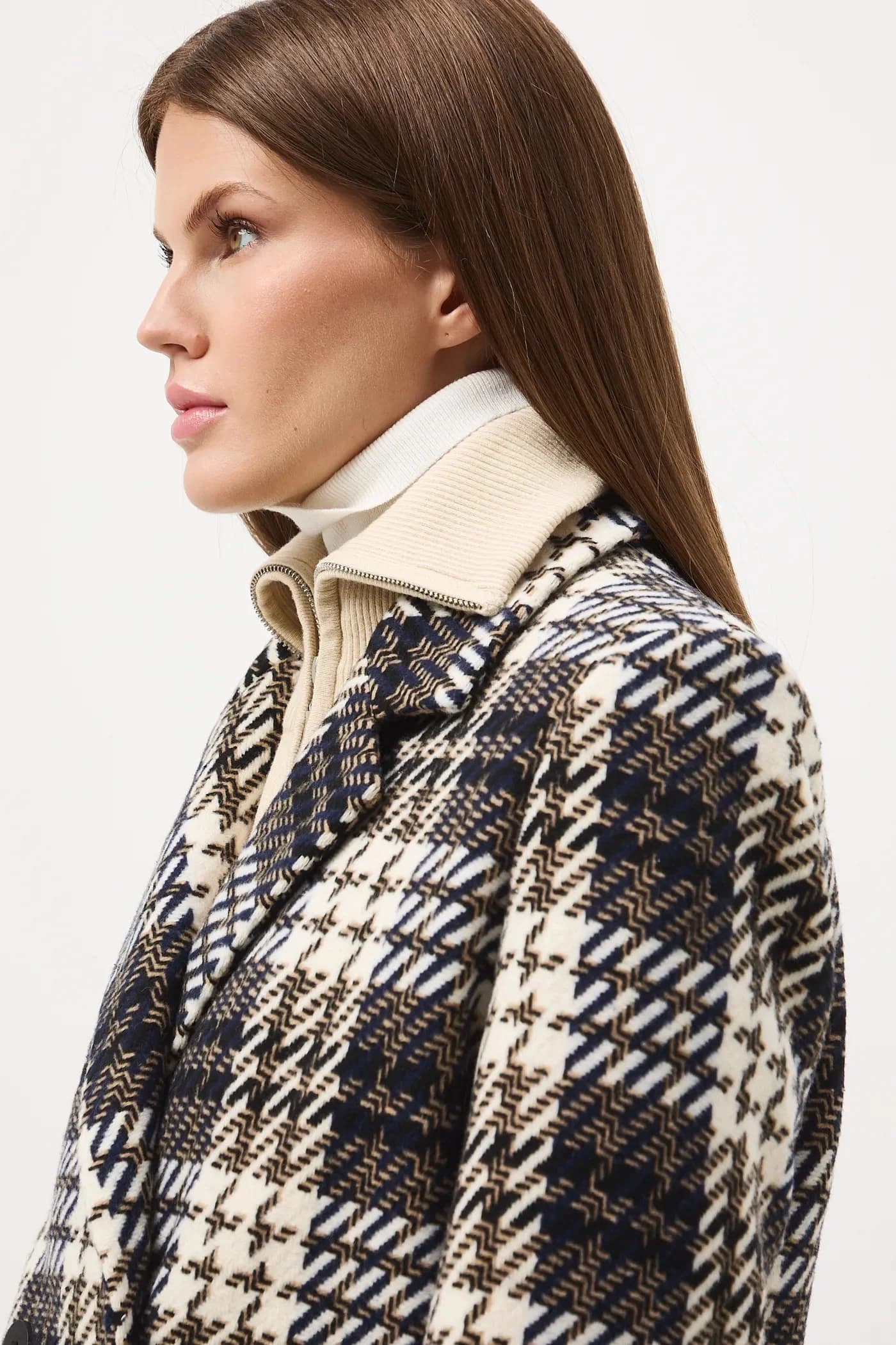 Пальто с добавлением шерсти - фото 4